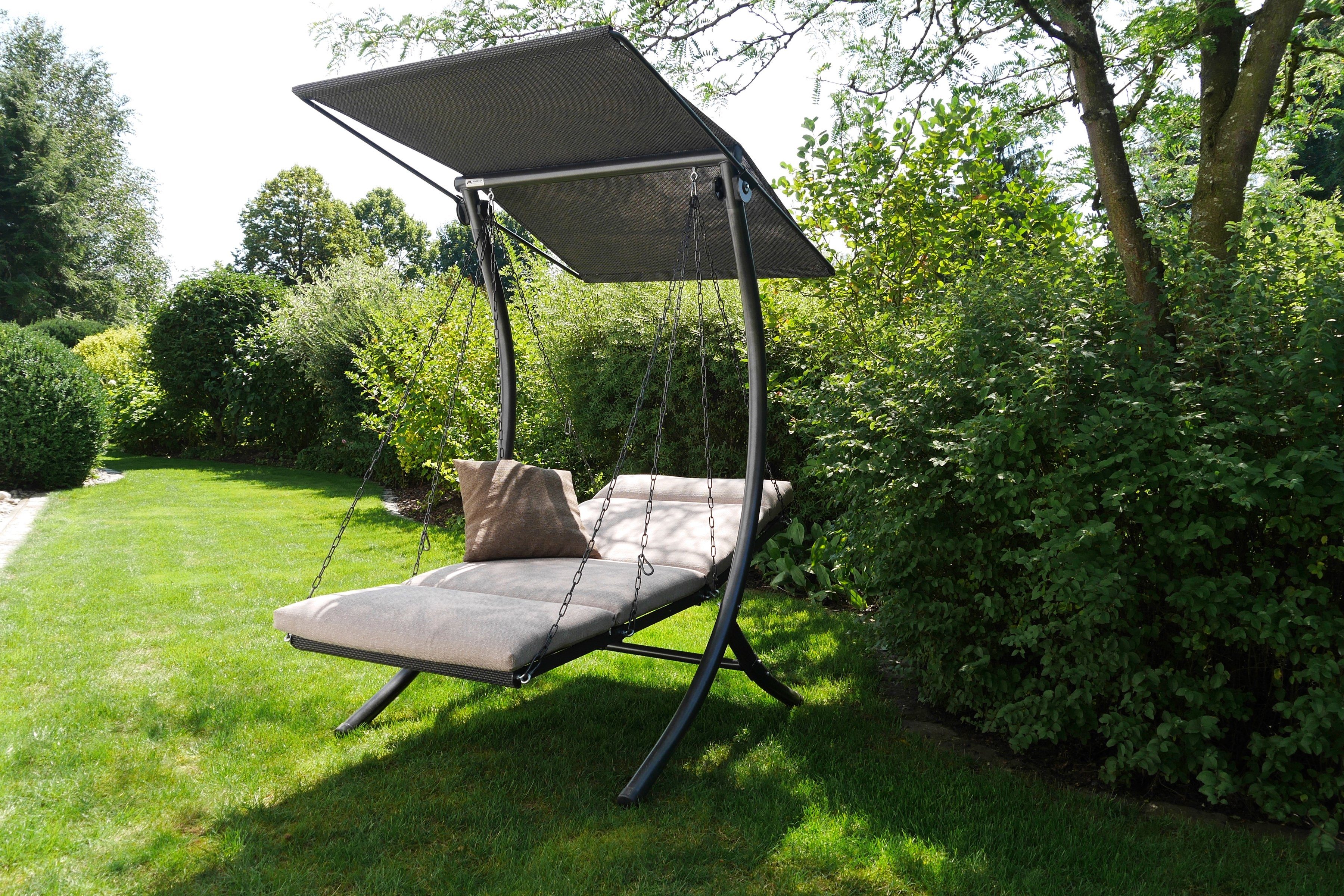 Angerer Freizeitmöbel Hollywoodschaukel Swing Smart, 1-Sitzer, Bettfunktion