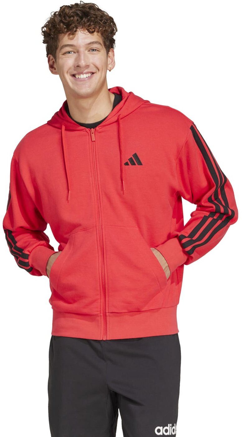 adidas Sportswear Kapuzensweatshirt M 3S FT FZ HD PURRUB/BLACK günstig online kaufen