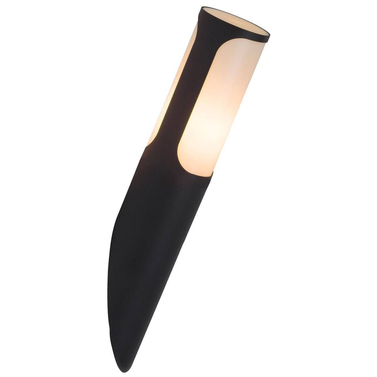 anthrazit Außenwandfackel Lampe Gap, Brilliant 20W, Gap N A60, 1x LED E27, Außen-Wandleuchte geeignet für