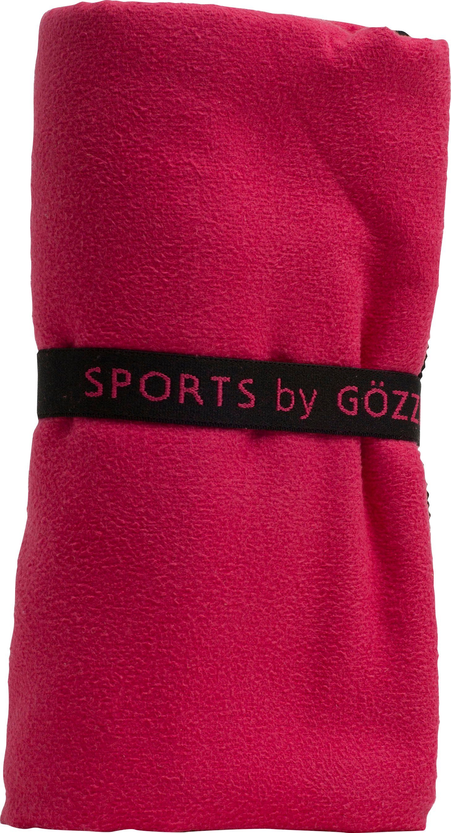 Saunatuch Sports 80/180 Gözze Größe trocknend durch schnell Sporthandtuch, (1-St), Microfaser Microfaser cm, by pink Gözze,