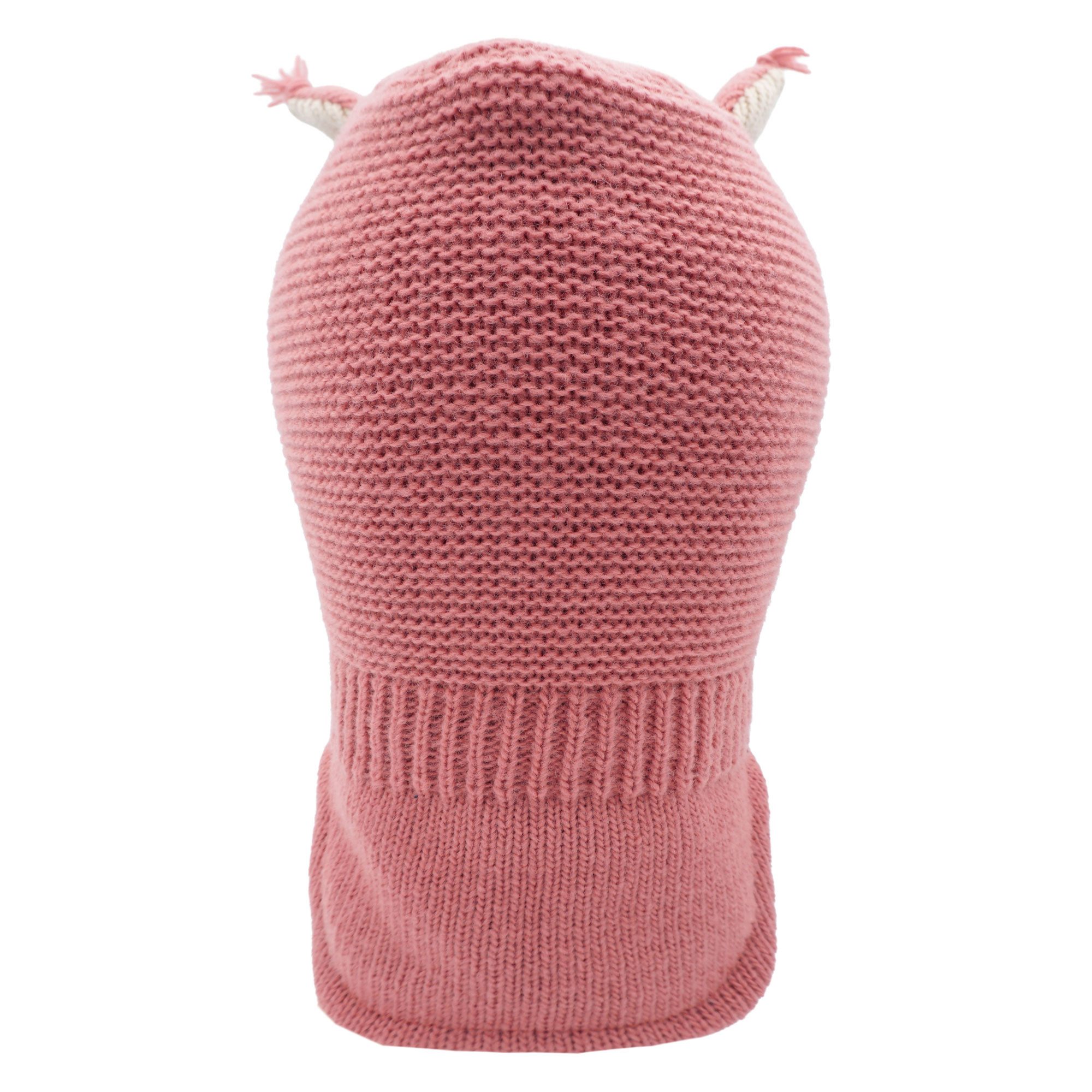 MAXIMO Schlupfmütze Wollanteil, gestrickt, gefüttert, mit Öhrchen
