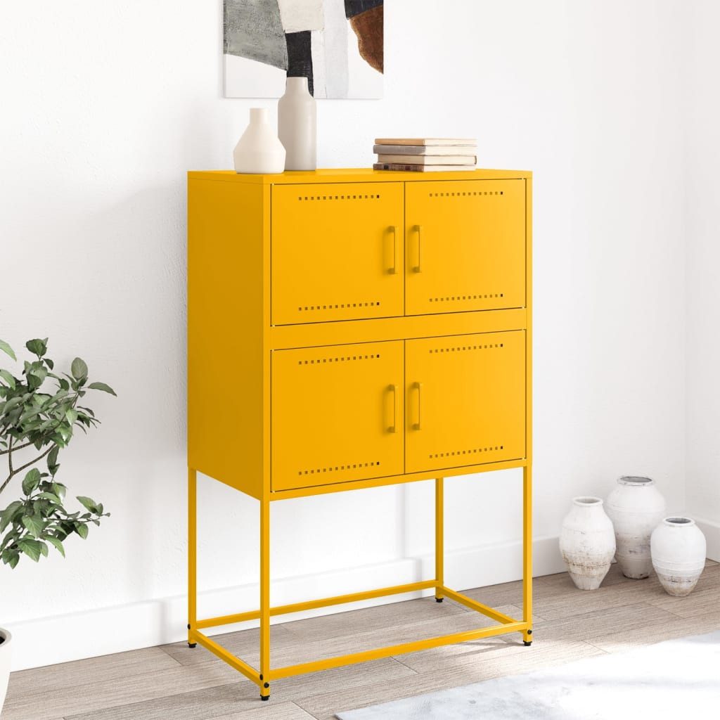 vidaXL Sideboard Sideboard Senfgelb 68,5x38,5x107 cm günstig online kaufen