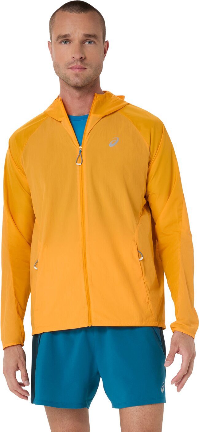 Asics Laufjacke ROAD PACKABLE JACKET YAMABUKI/AEGEAN BLUE