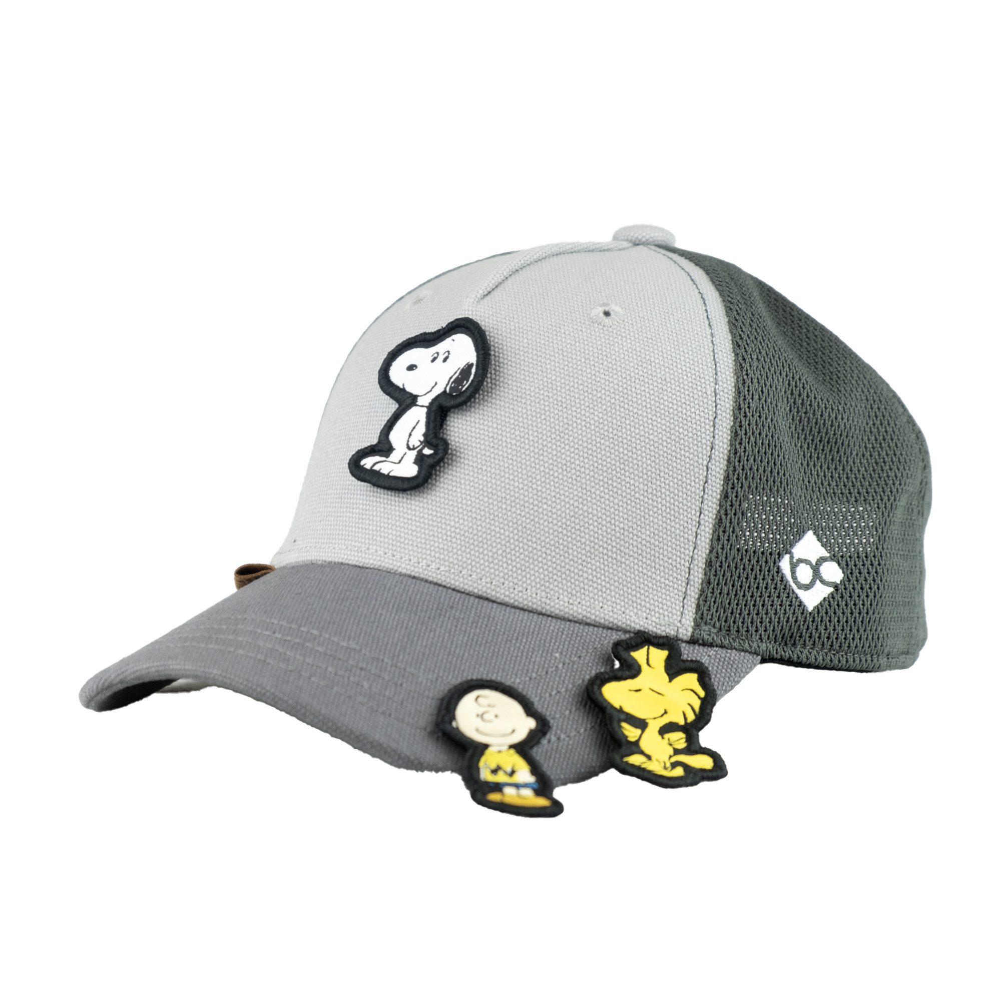 Bavarian Caps Trucker Cap Bavarian Caps "Peanuts: Transformer" Kinder Mesh Cap - grau (Basecap, Meshcap, Trucker Kappe)