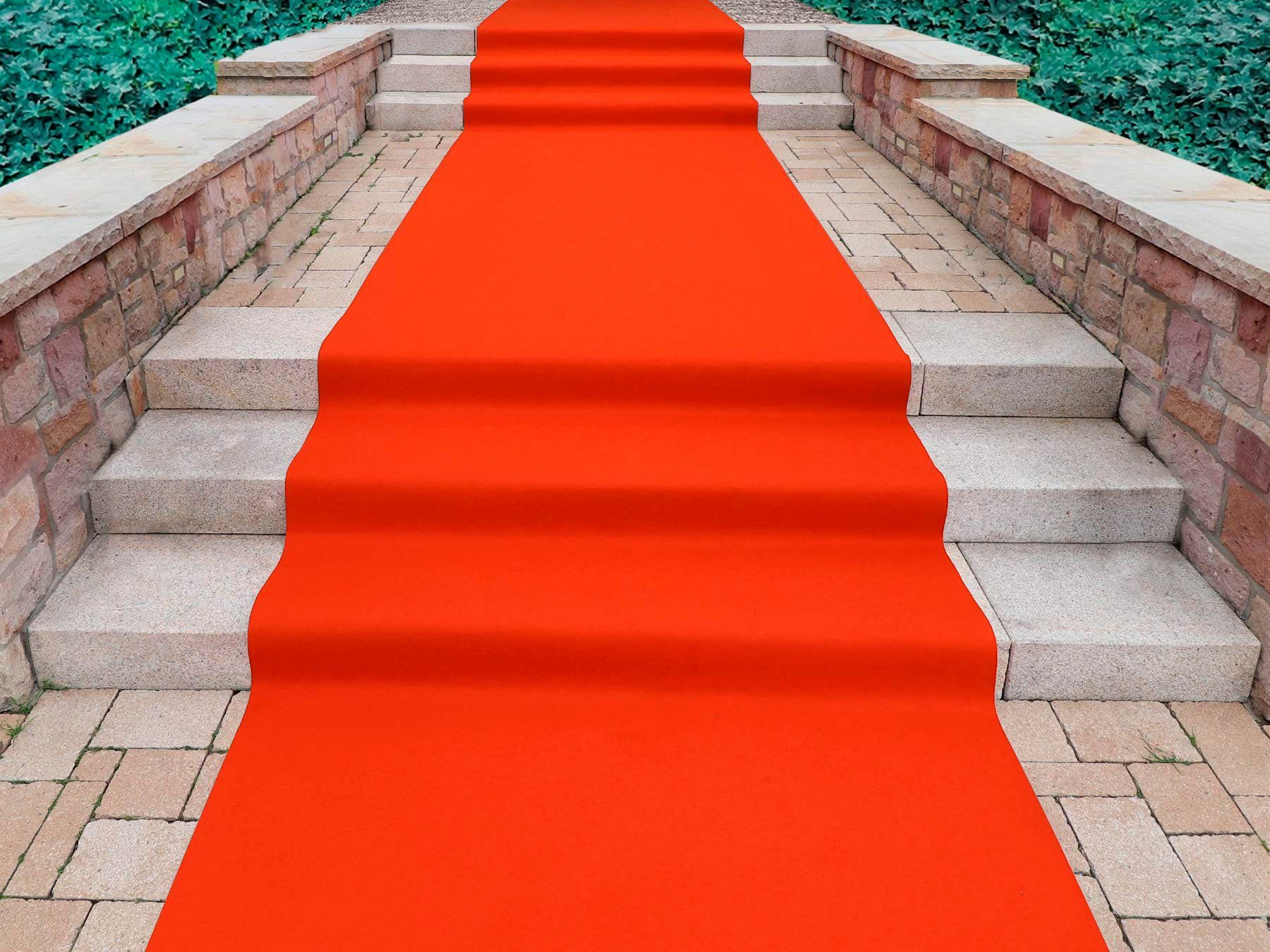 Primaflor-Ideen in Textil Дорожка PODIUM, Made in Belgium, rechteckig, Höhe: 2,6 mm, Breite 200 cm, Nadelfilz, Uni-Farben, ideal für Veranstaltungen