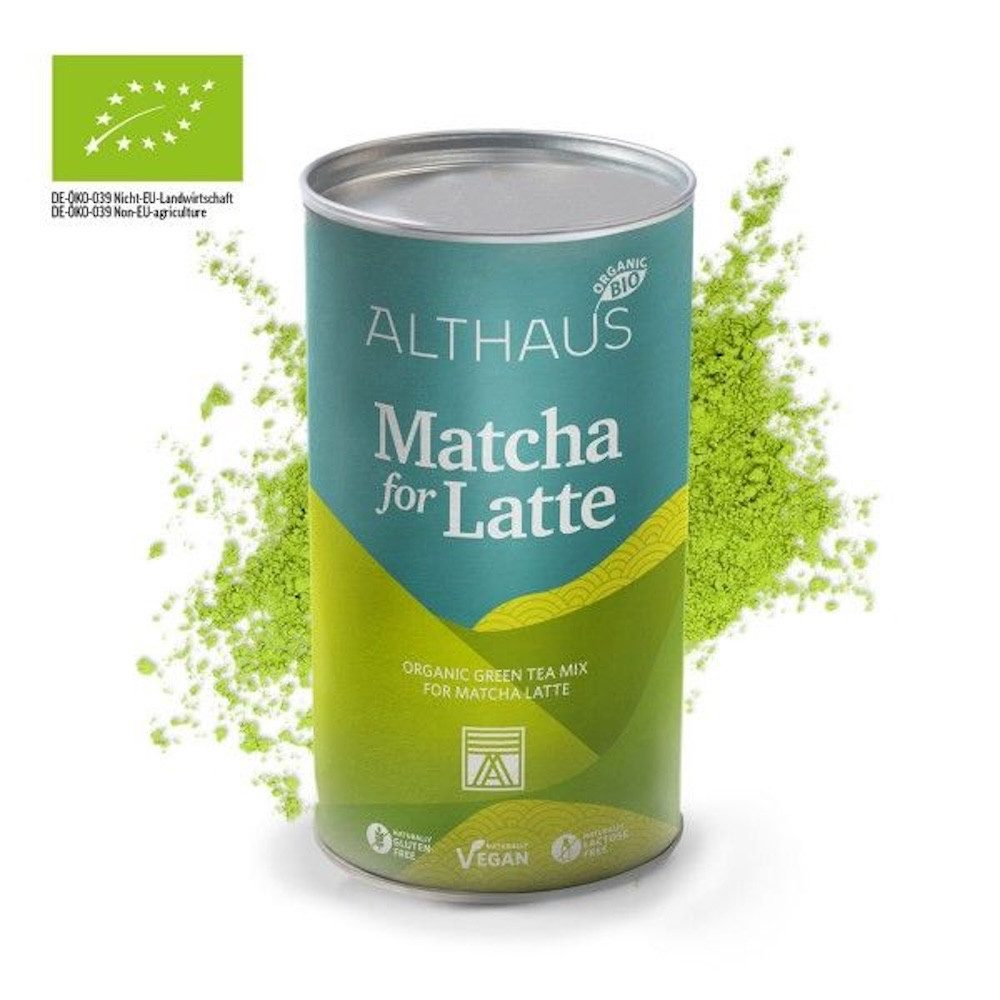 LK Trend & Style Tee Althaus Bio Matcha - for Latte, 1 x 400 g, Bio Grüner Tee