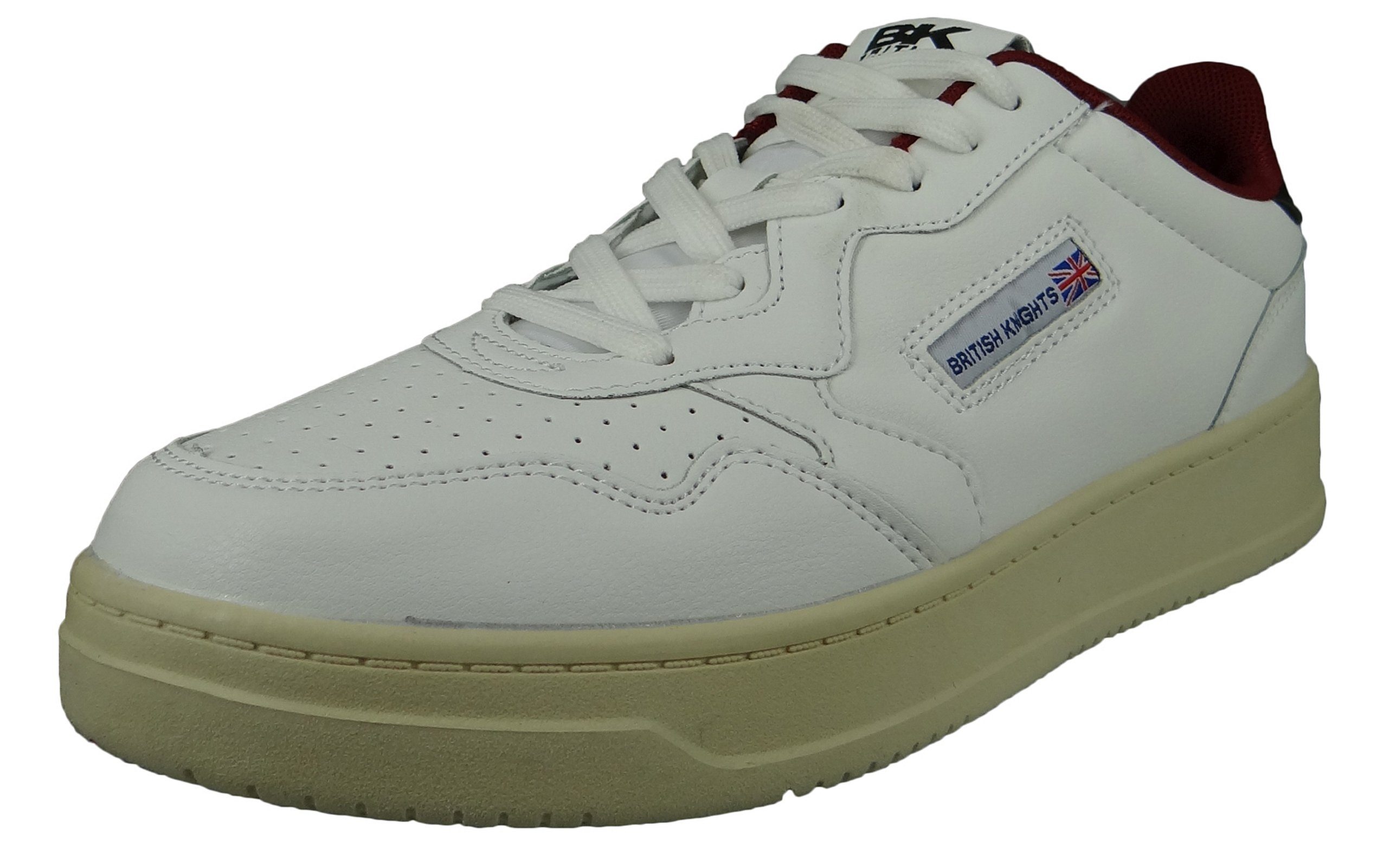 B48-3632 07 White Black Red Sneaker