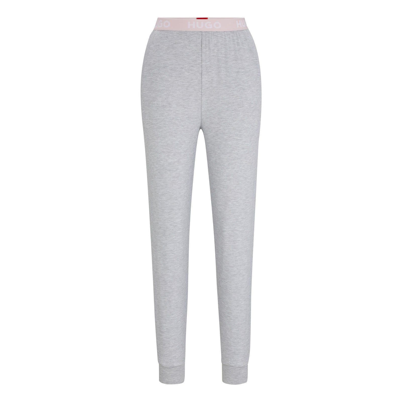 Pants Unite grey mit sichtbarem Marken-Logos Pyjamahose Bund HUGO 035 mit