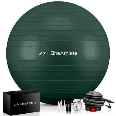 EliteAthlete Gymnastikball Gymnastikball Sitzball Büro ergonomisch - Fitness Yoga Schwangerschaft