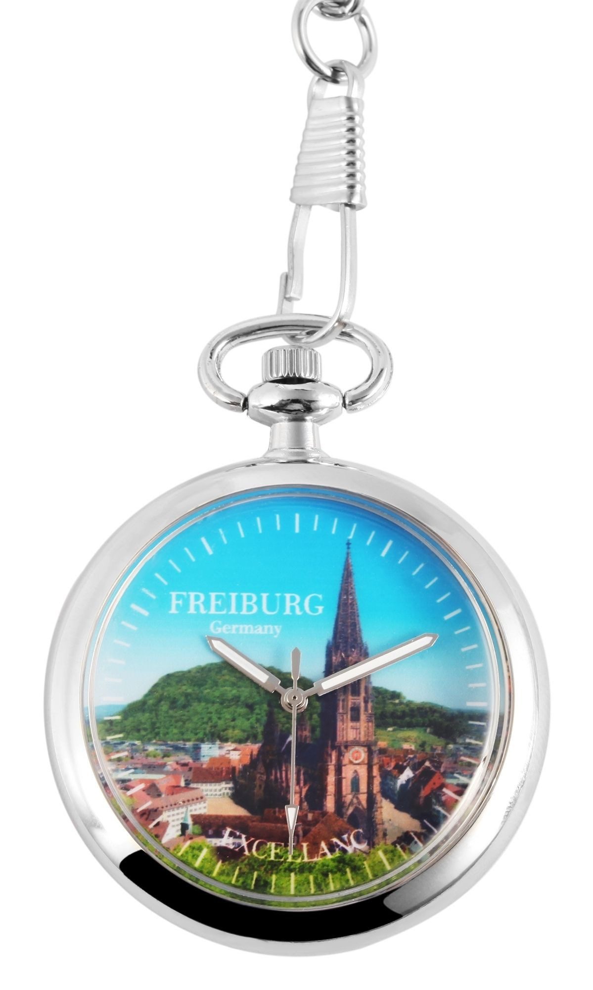 EXCELLANC Quarzuhr als Taschenuhr mit Deutschlandadler, (1-tlg), Herrenuhr Metall