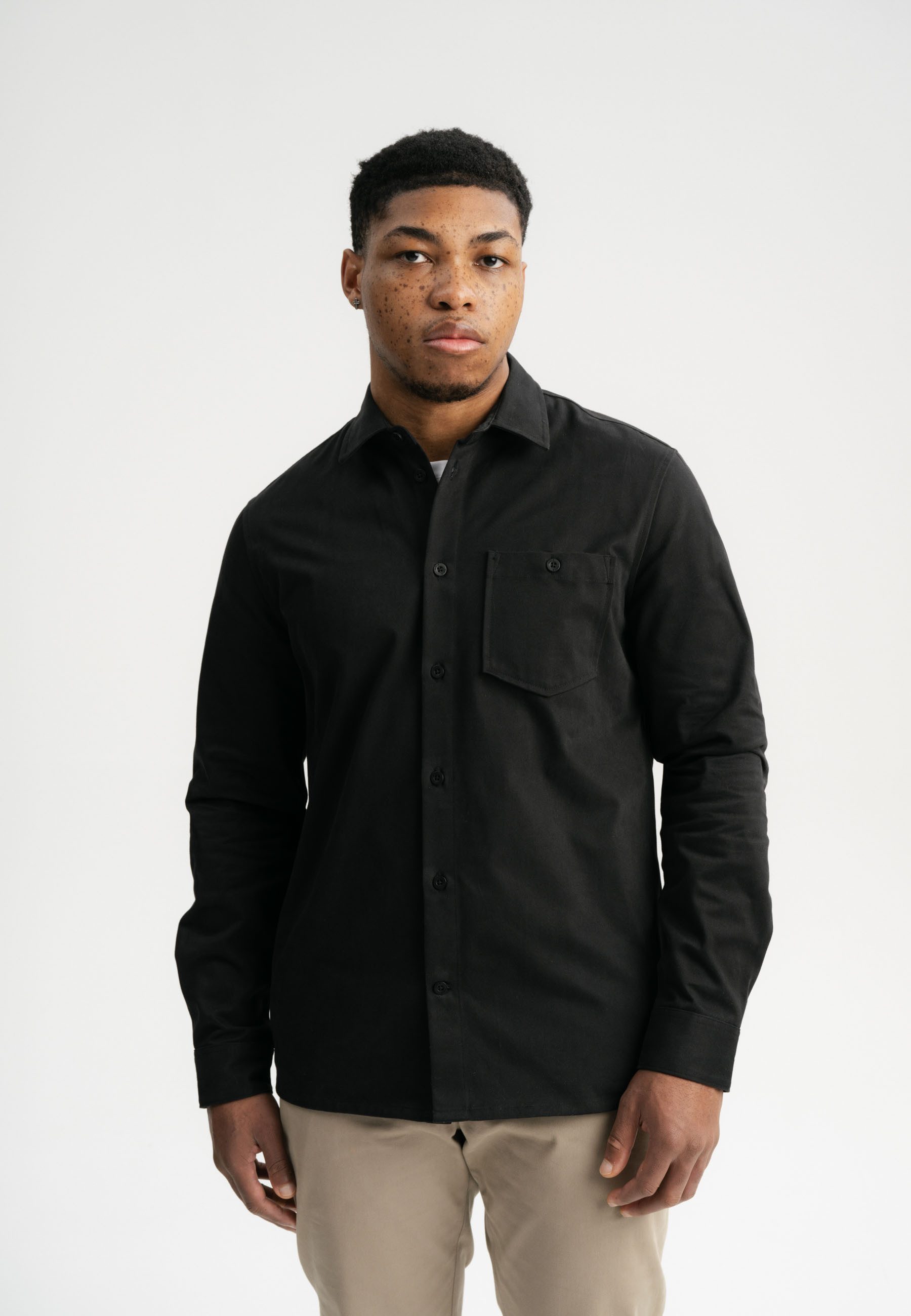Langarmhemd Twill Hemd Style ASHUTOSH
