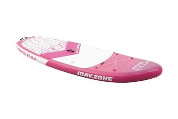 JBAY.ZONE Inflatable SUP-Board Trend T1 Touring SUP Board Komplettset pink, Longboard, (Komplettset), Reparaturkit