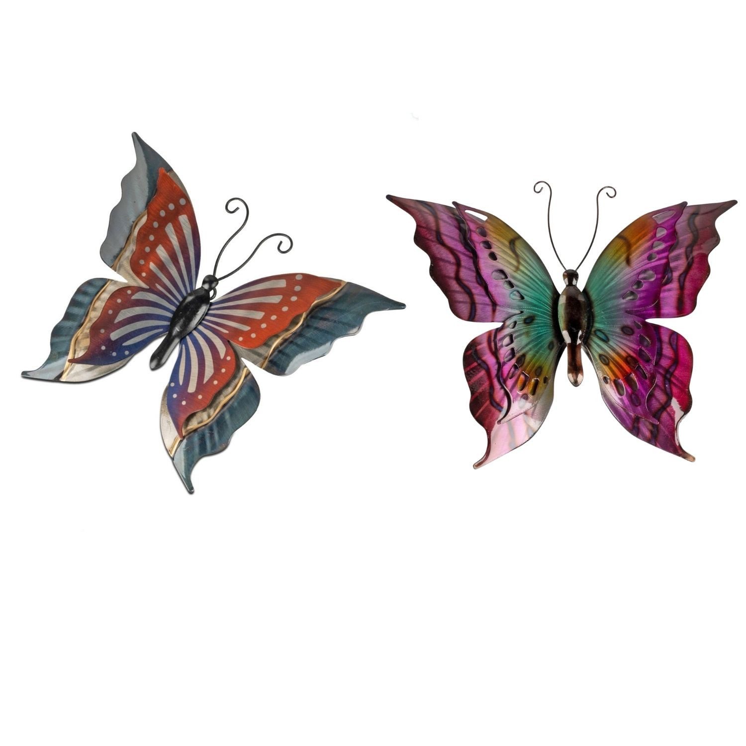 formano Wanddekoobjekt Sommerzeit, Höhe: 28cm, Farbe: Mehrfarbig, Motiv: Schmetterling
