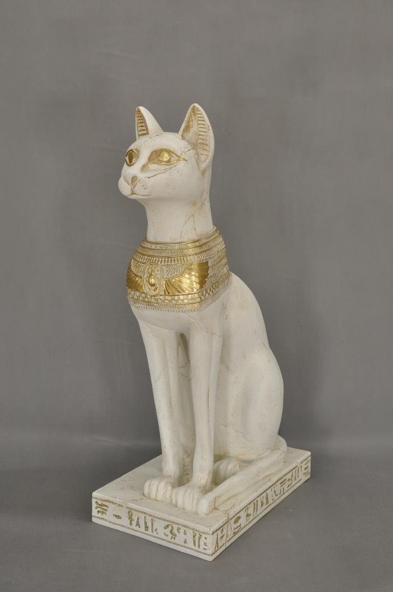 JVmoebel Tierfigur Design Ägyptische Katze Figur Statue Skulptur Figuren Deko Neu P2880, Made in Europa