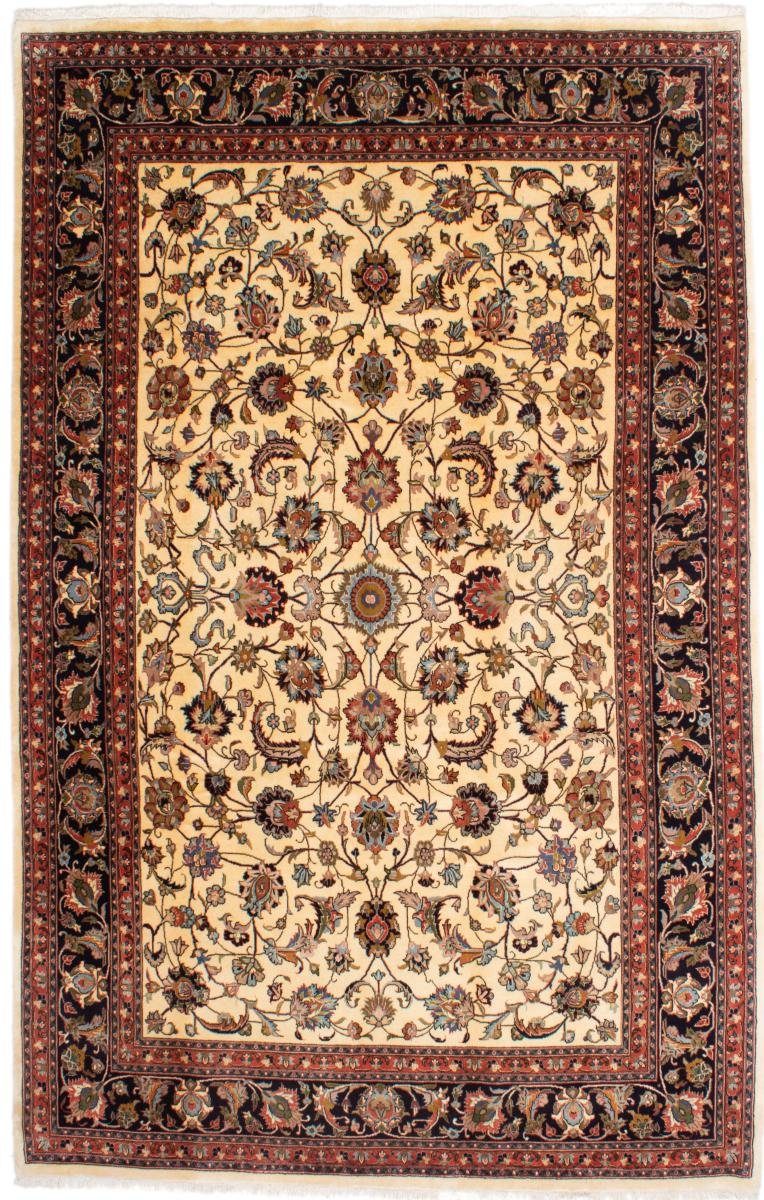 Orientteppich Mashhad 199x304 Handgeknüpfter Orientteppich / Perserteppich, Nain Trading, rechteckig, Höhe: 12 mm