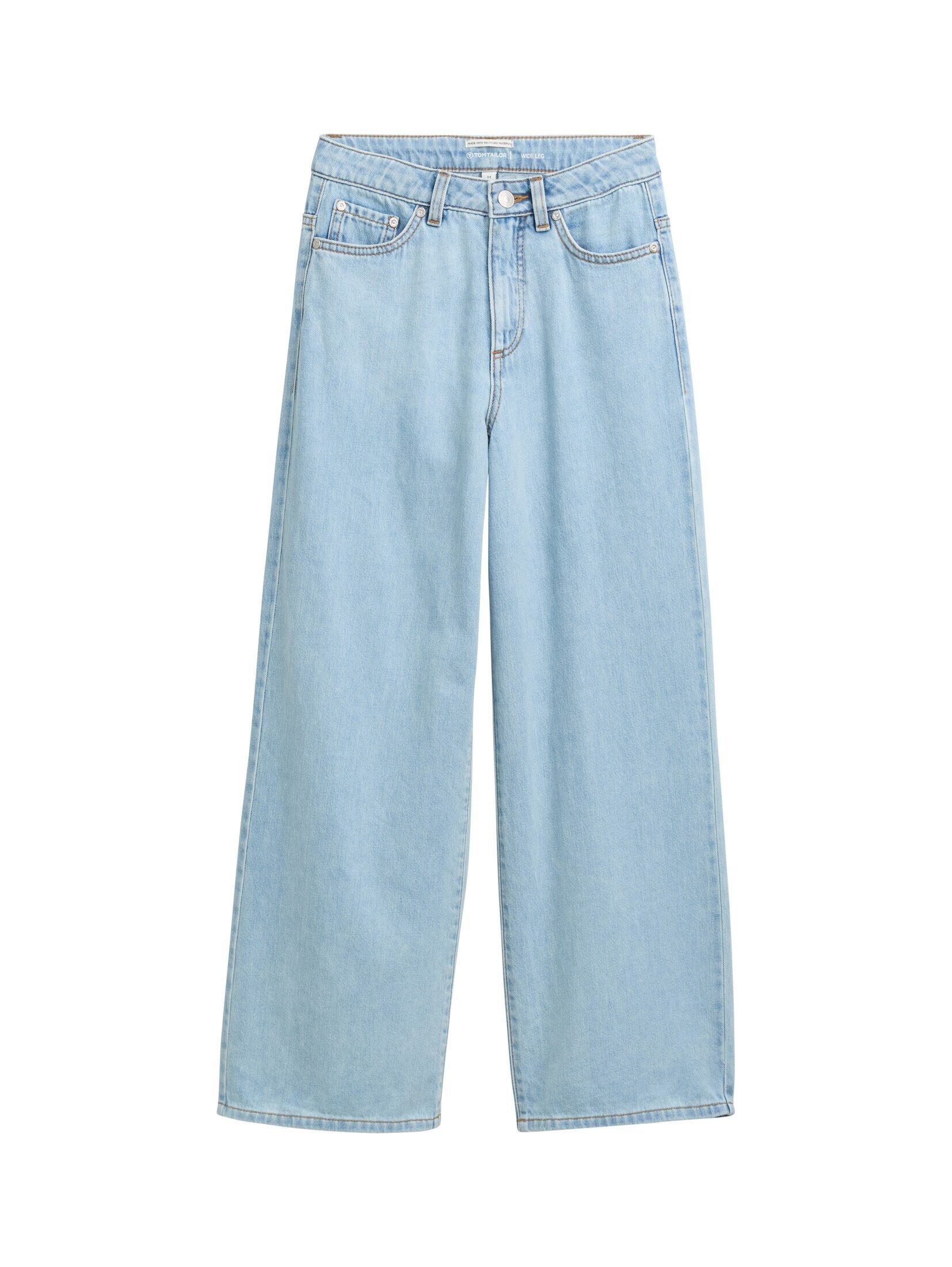 TOM TAILOR Weite Jeans Jeanshosen Wide Leg Jeans