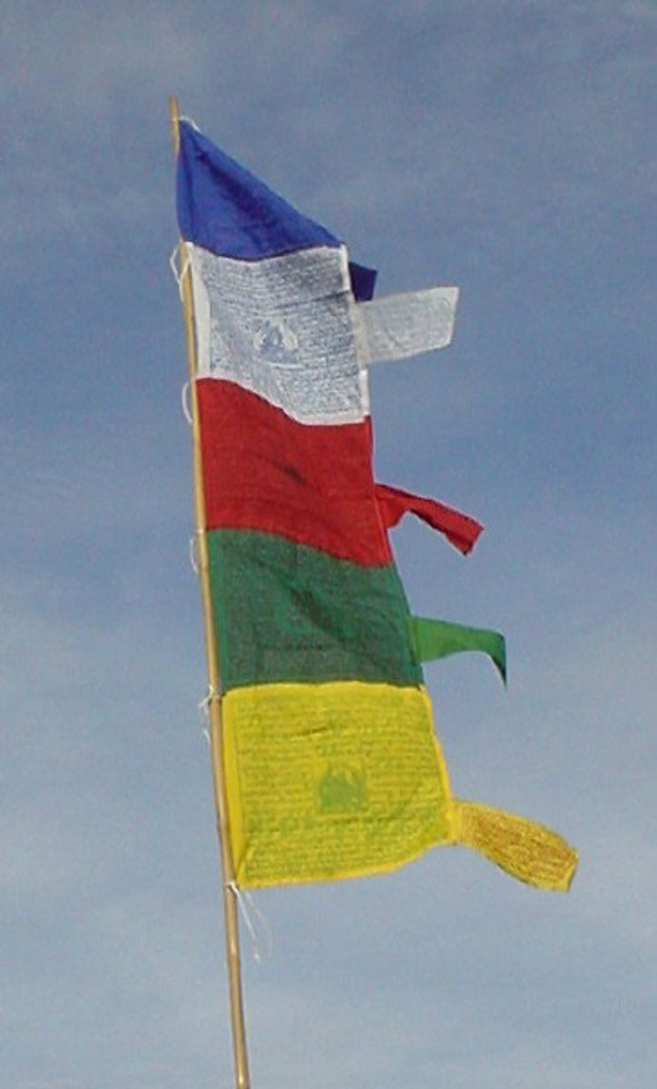 Guru-Shop Wimpelkette Gebetsflagge (Tibet)
