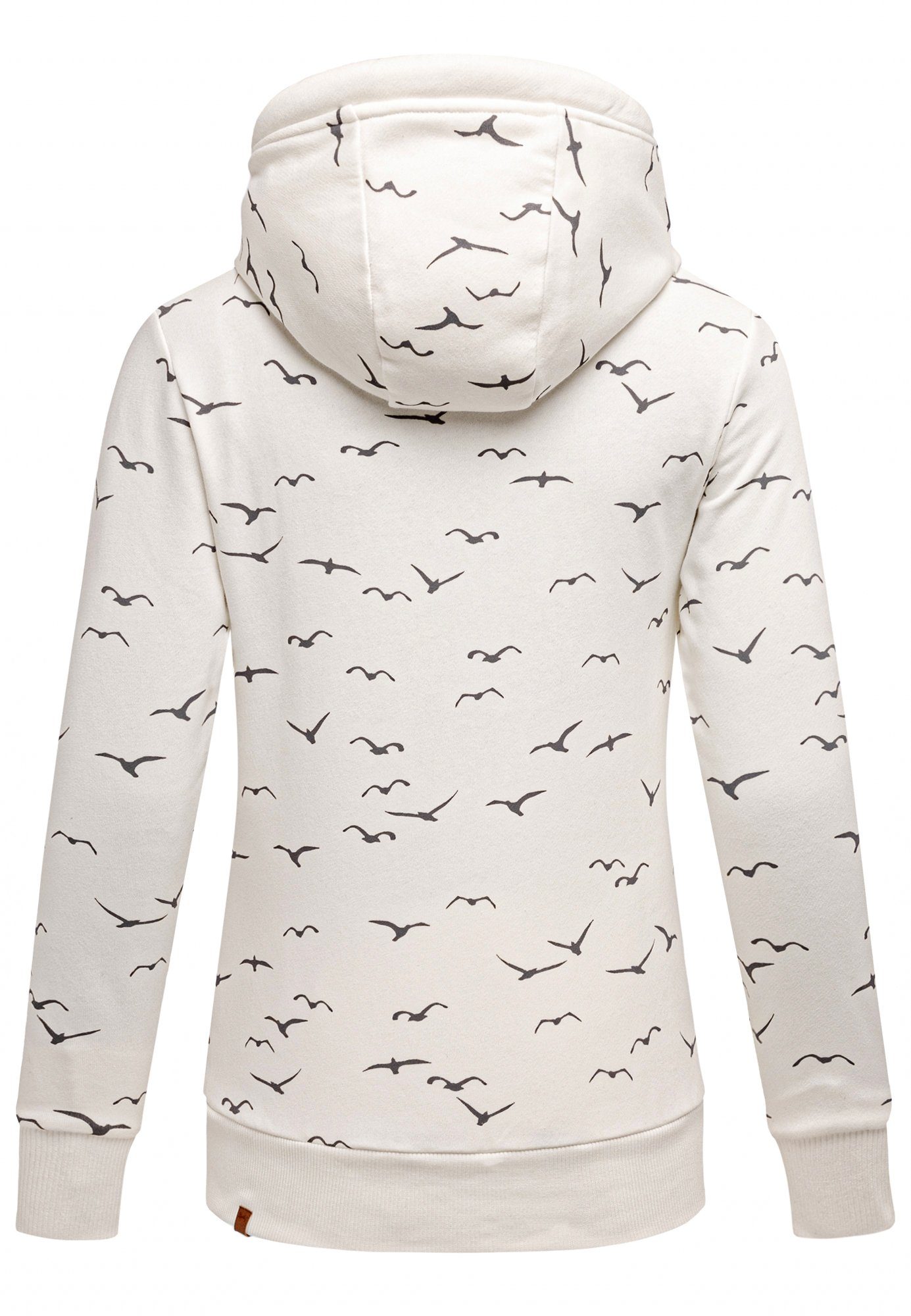REPUBLIX Kapuzenpullover HARVA Damen Kapuzenpullover Print Sweatjacke Pullover Hoodie
