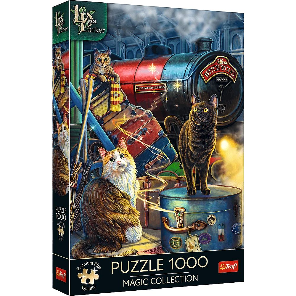 Trefl Puzzle Trefl, Hexenwald-Express, 1000 Teile, Premium Plus Puzzle, 1000 Puzzleteile, Made in Europa