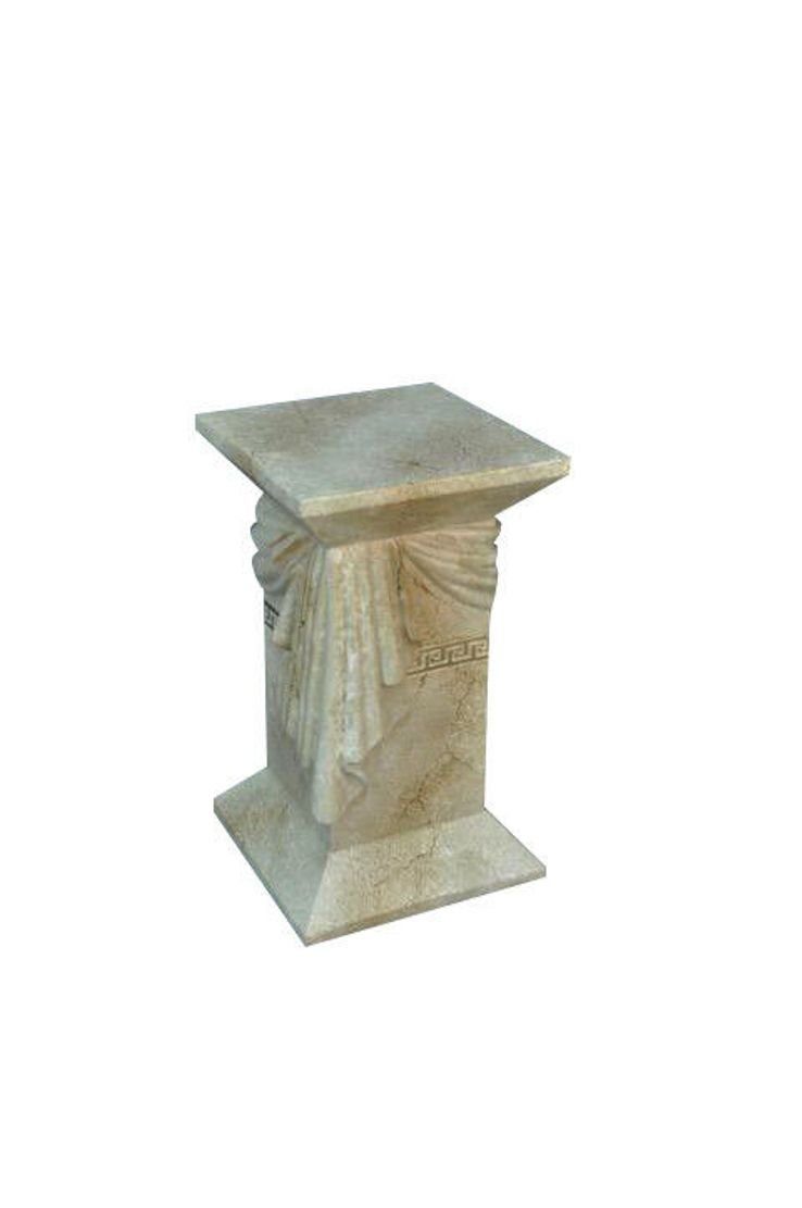 JVmoebel 1034 Säulen Medusa Römische Figur Skulptur Sofort Säule Skulptur Marmor