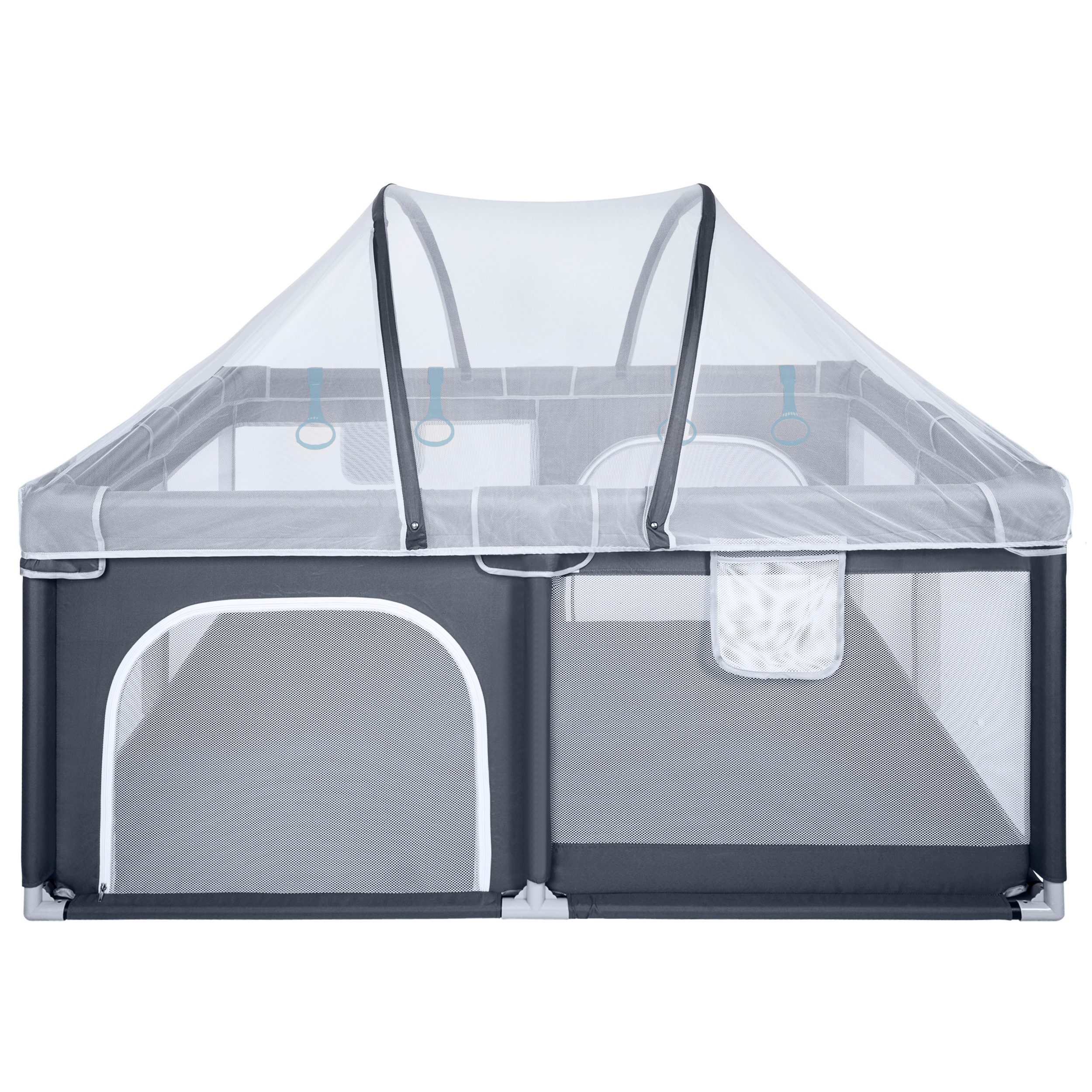 ONVAYA Laufgitter mit Insektenschutznetz, Laufstall, Babyzaun, Krabbelgitte günstig online kaufen