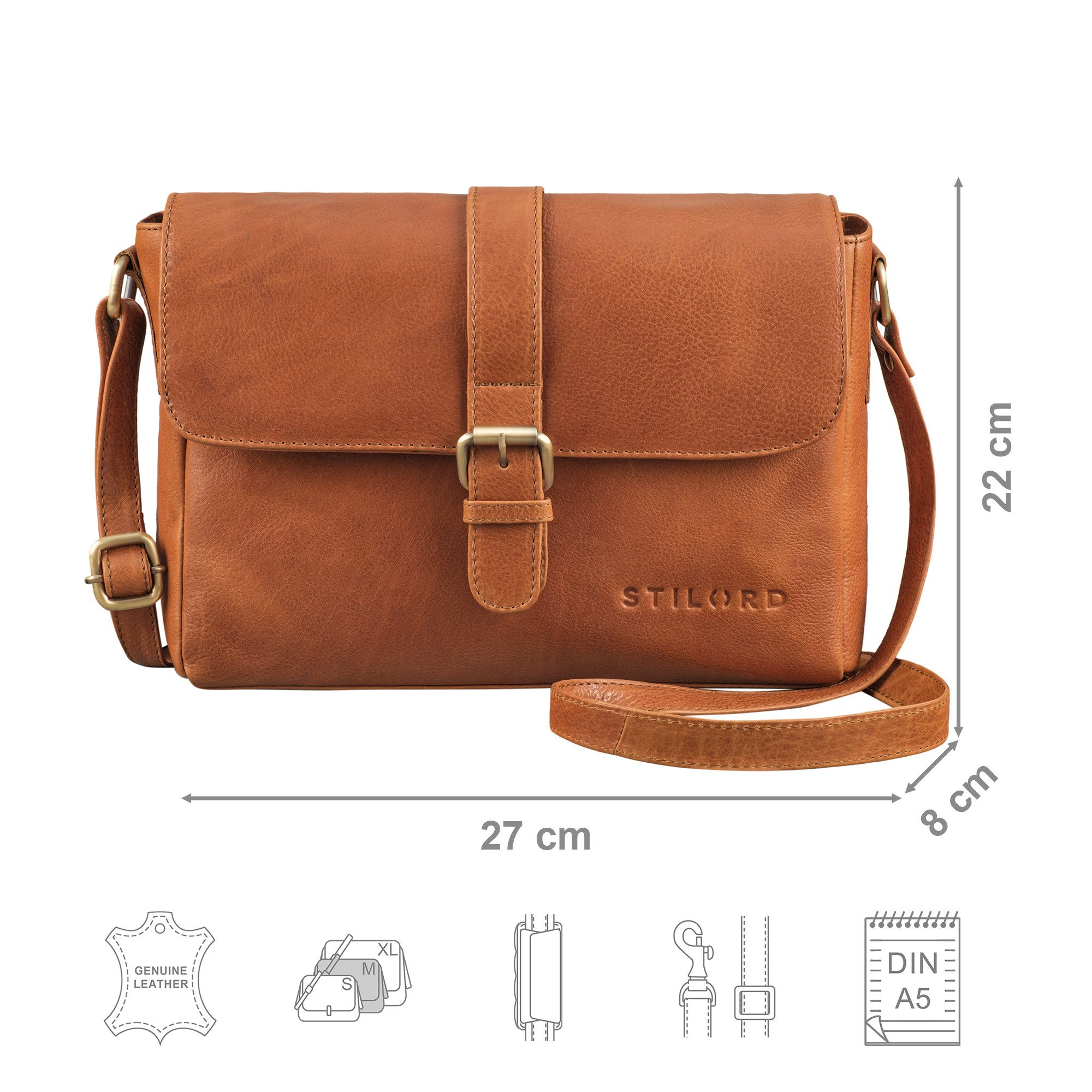 STILORD Handtasche "Letizia" Leder Schultertasche Damen günstig online kaufen