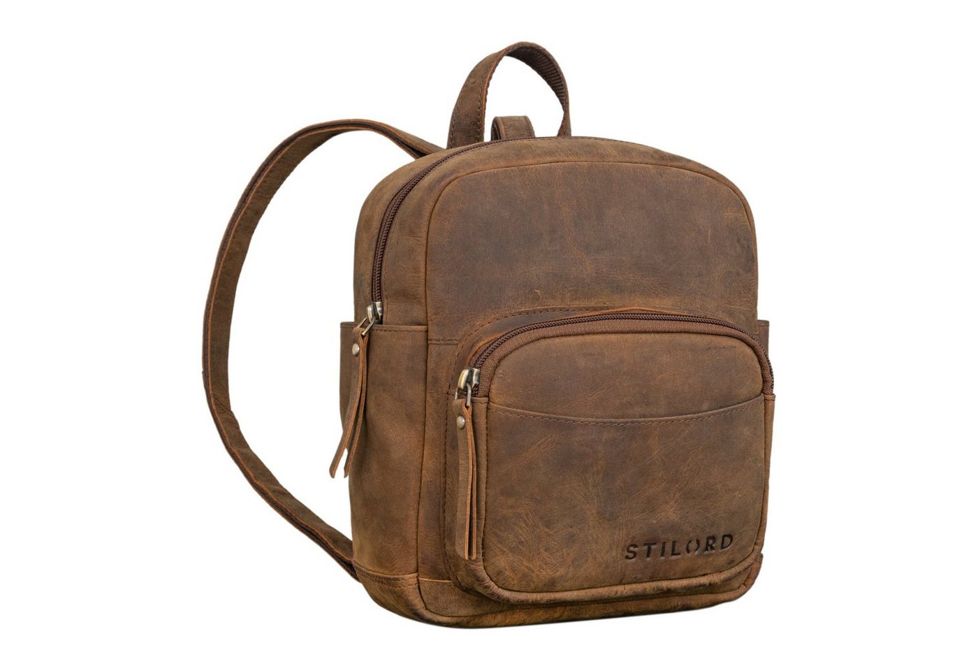 STILORD Cityrucksack STILORD "Gerda" Mini Rucksack Damen Leder