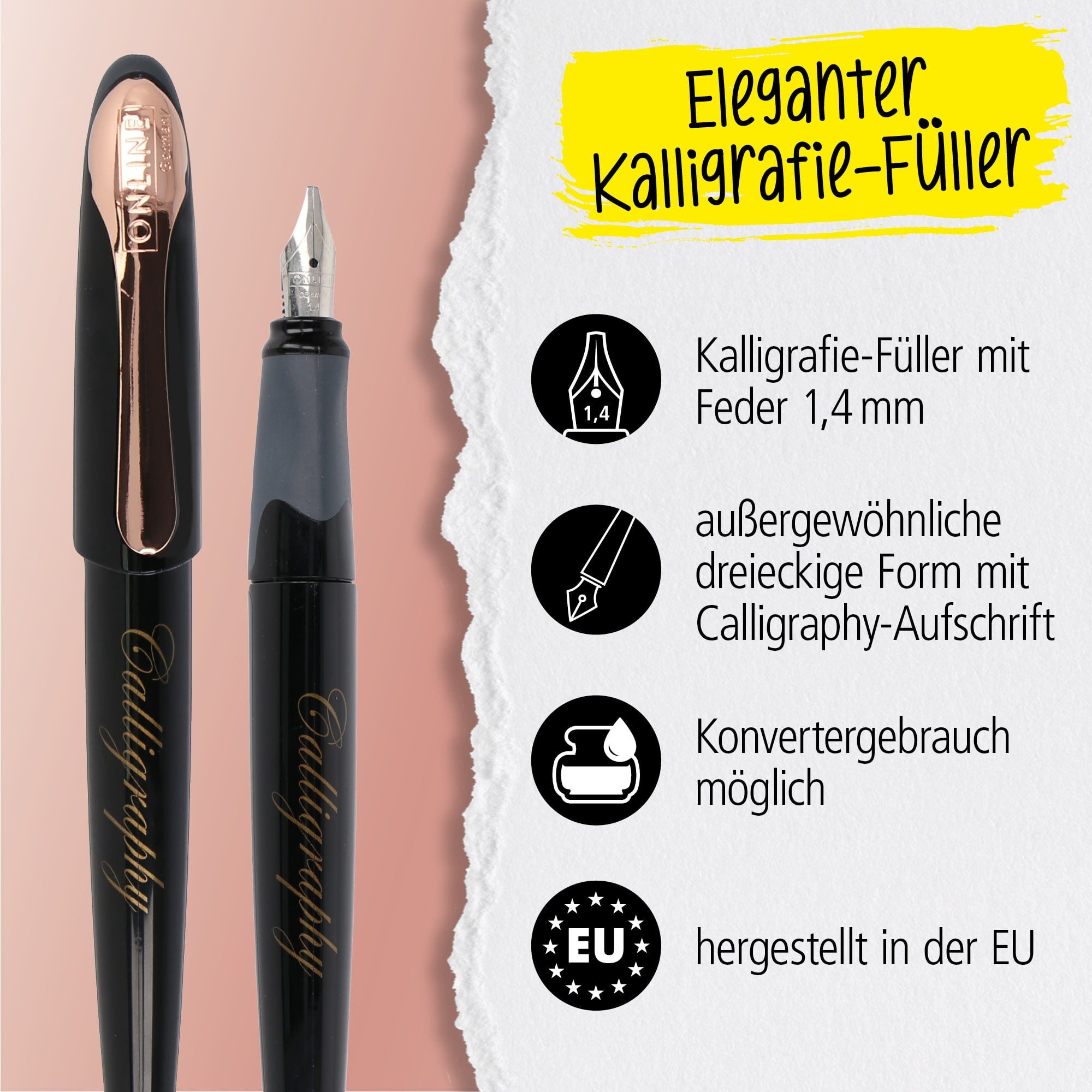 Online Pen Kalligraphie-Stift Air Kalligrafie Best Writer, Schönschreibfüller für Schreib-Fans