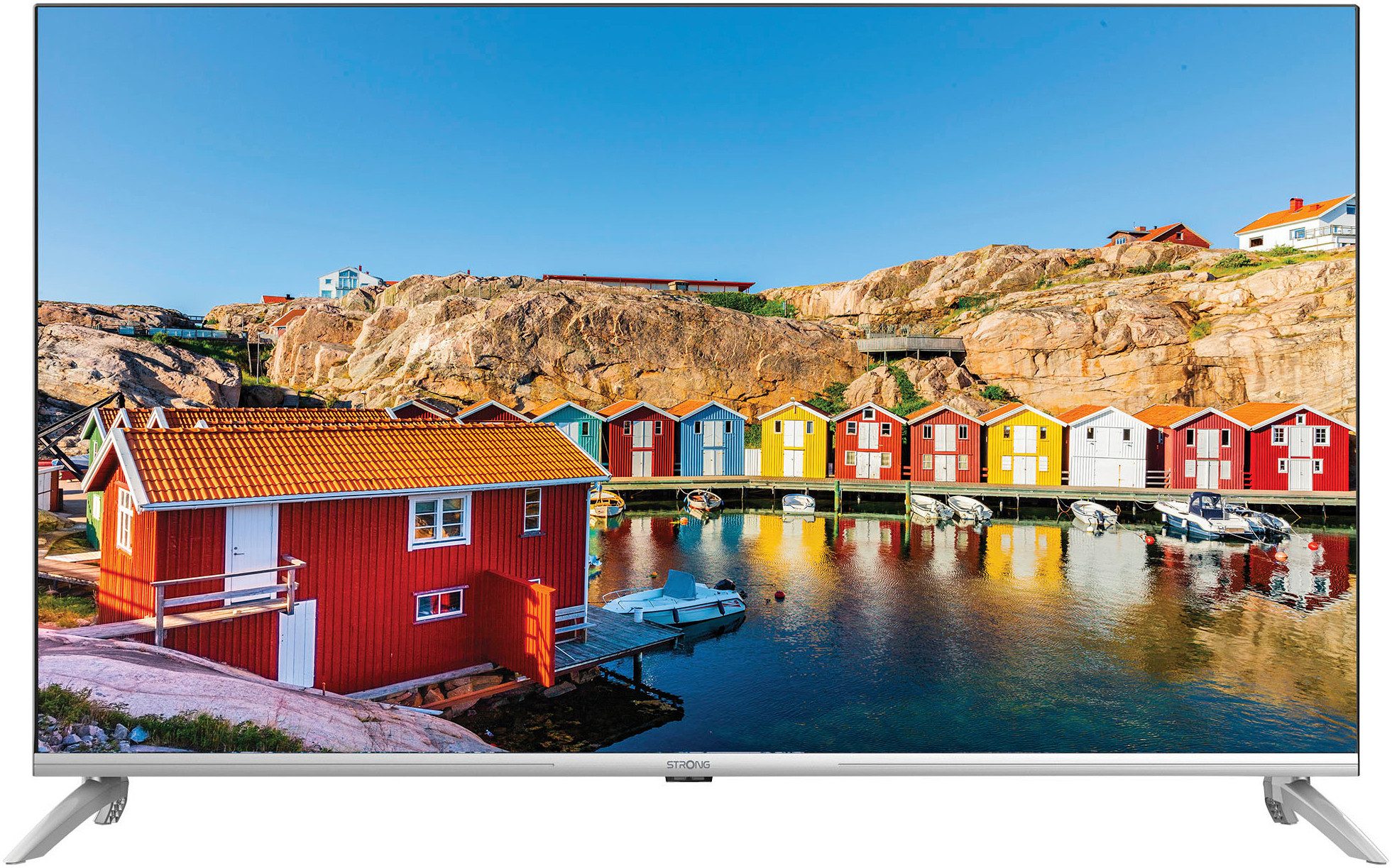 Strong SRT 43UD6593 LED-Fernseher (108 cm/43 Zoll, 4K Ultra HD, Android TV, Smart-TV)