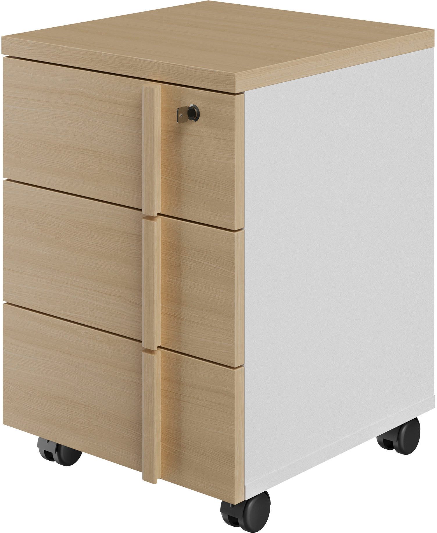 Gami Rollladenschrank ITALIC Funktional und mobil – passt perfekt unter Ihren Schreibtisch
