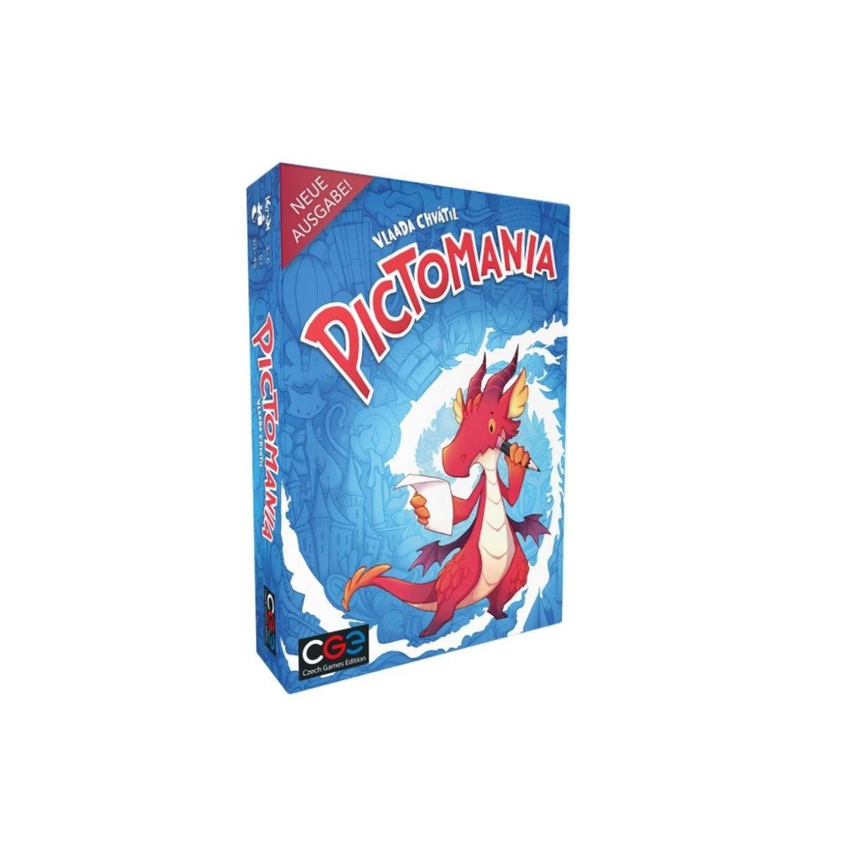 Czech Games Edition Spiel, Familienspiel CZ102 - Pictomania, Kartenspiel, für 3-6 Spieler, ab 8..., Quizspiel / Wissensspiel