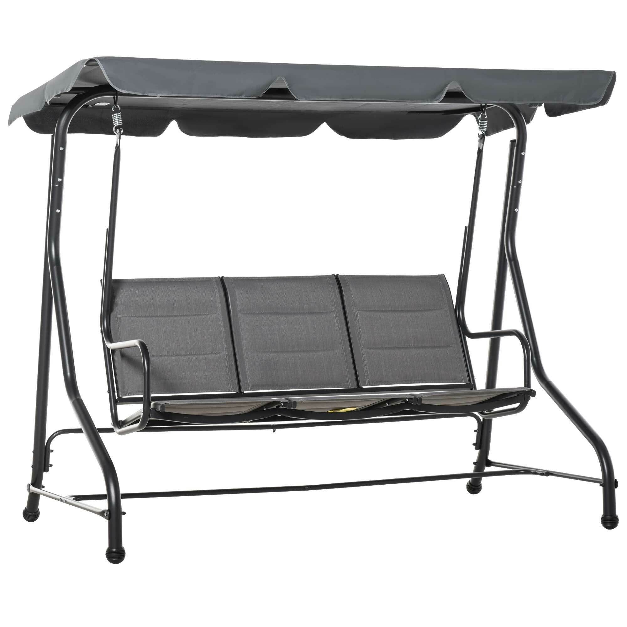 Outsunny Hollywoodschaukel »3Sitzer Hollywoodschaukel mit