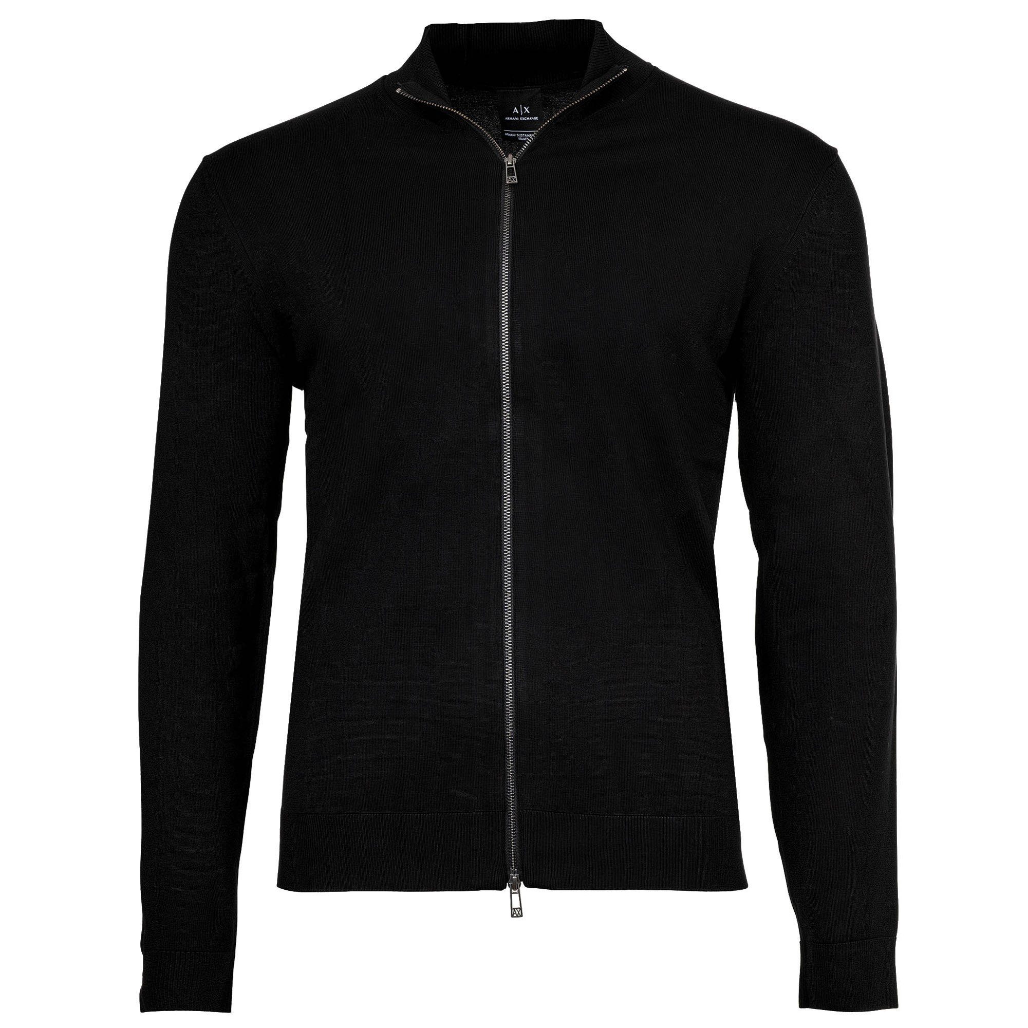 ARMANI EXCHANGE Sweatshirt Herren Strickjacke Viskose CARDIGAN