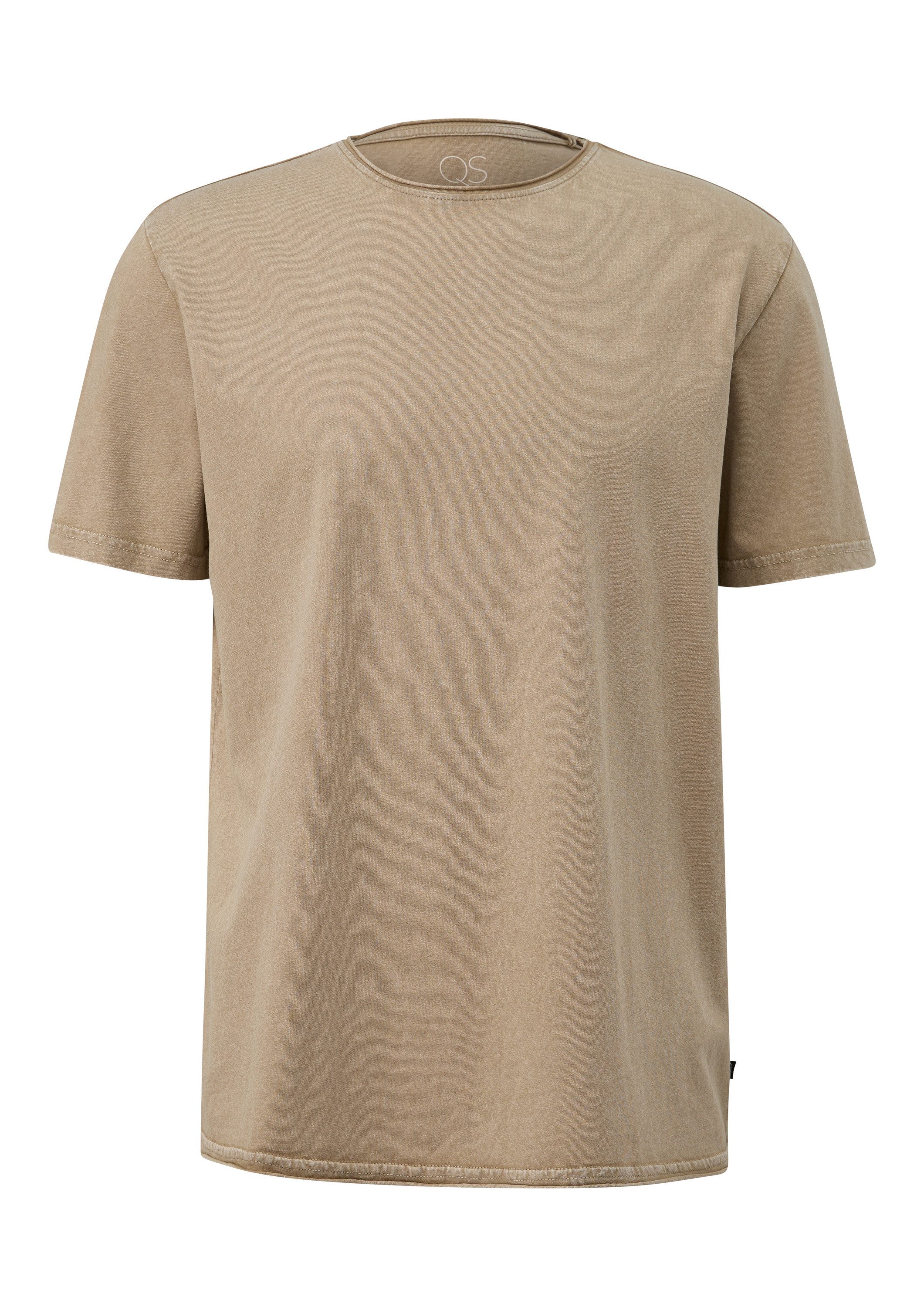 QS Kurzarmshirt T-Shirt Gewaschenes T-Shirt mit günstig online kaufen