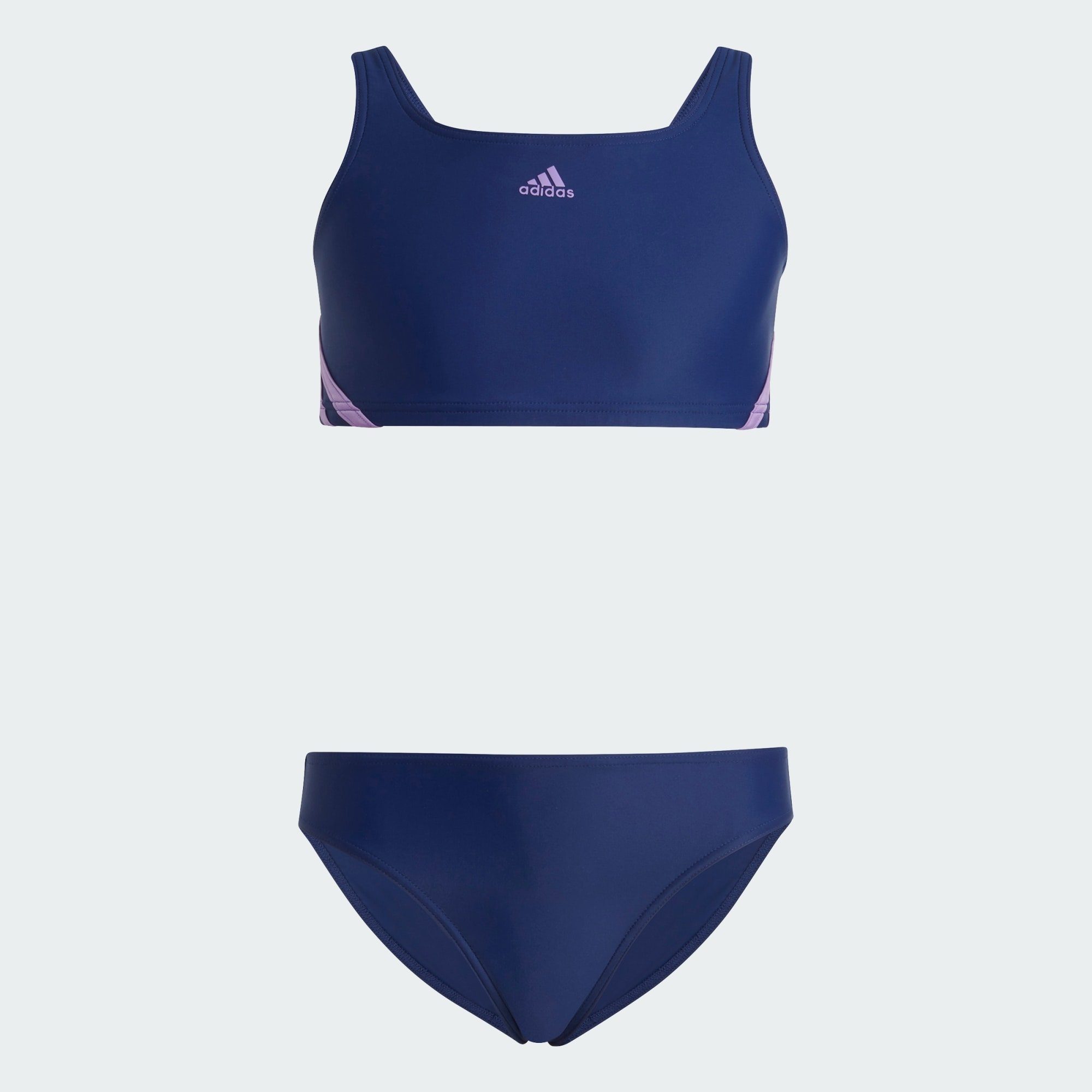 adidas Sportswear Bustier-Bikini 3-STREIFEN BIKINI Victory Blue / Violet Fusion
