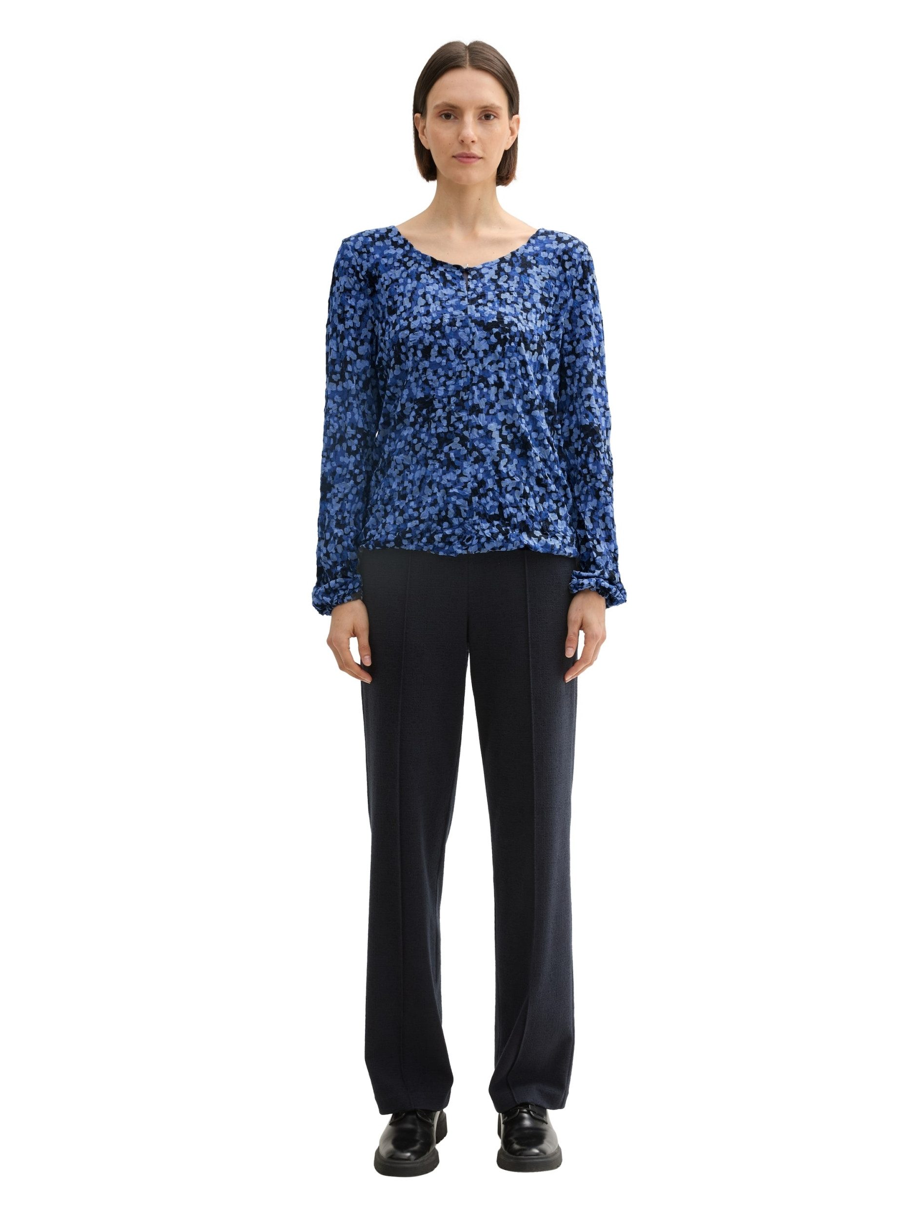 TOM TAILOR T-Shirt T-shirt crincle crew neck