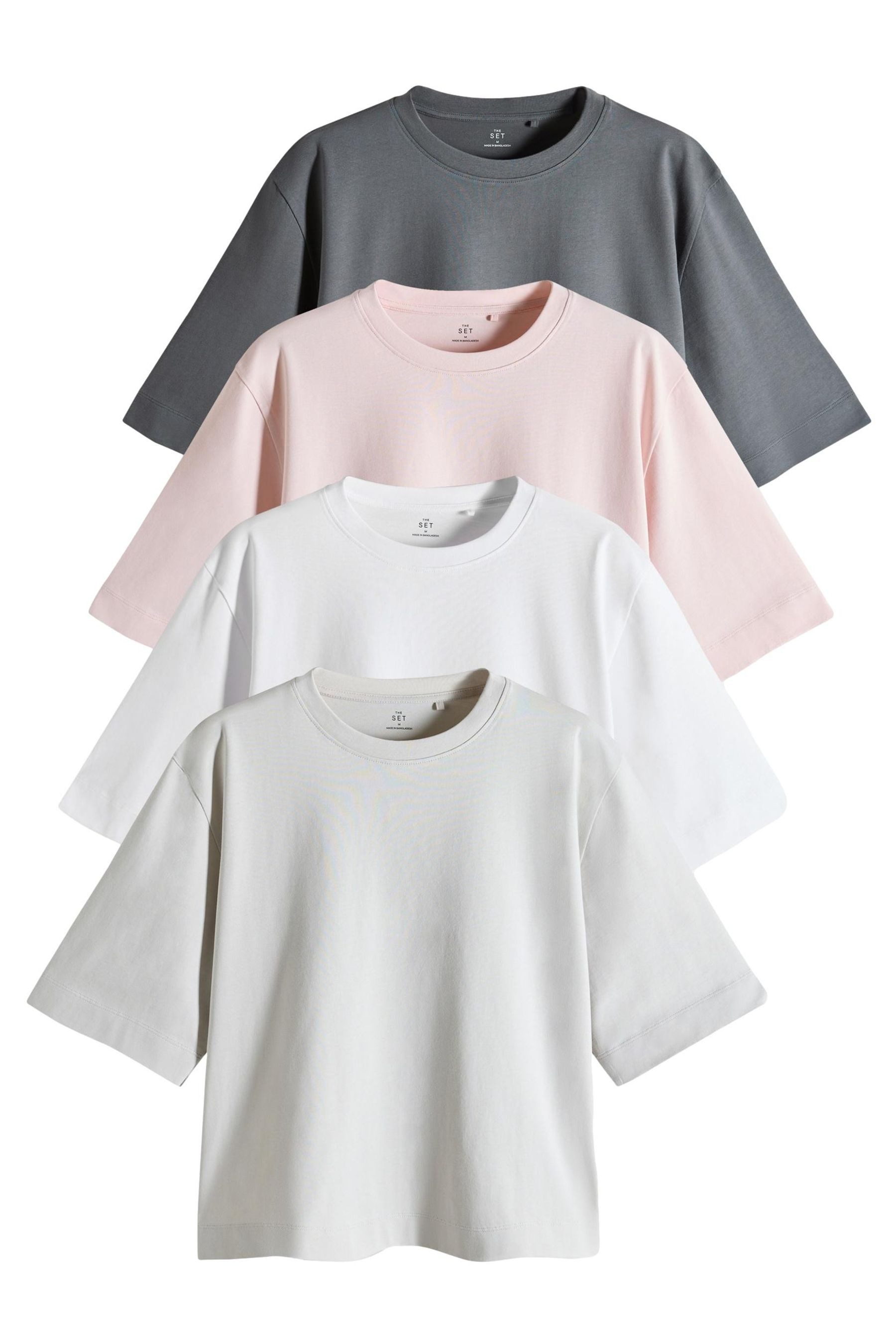The Set T-Shirt 4er-Pack The Set günstig online kaufen