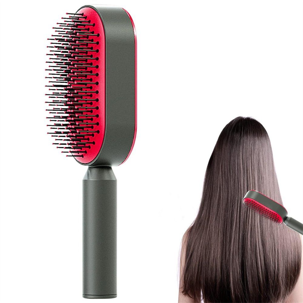 Luftkissen, Haarbürsten L.Ru langes Massage Tragbarer Comb Haarbürste für Haarbürste Entwirrende Haarbürste Airbag Haar Haarbürste, UG ohne 1-tlg., ziepen