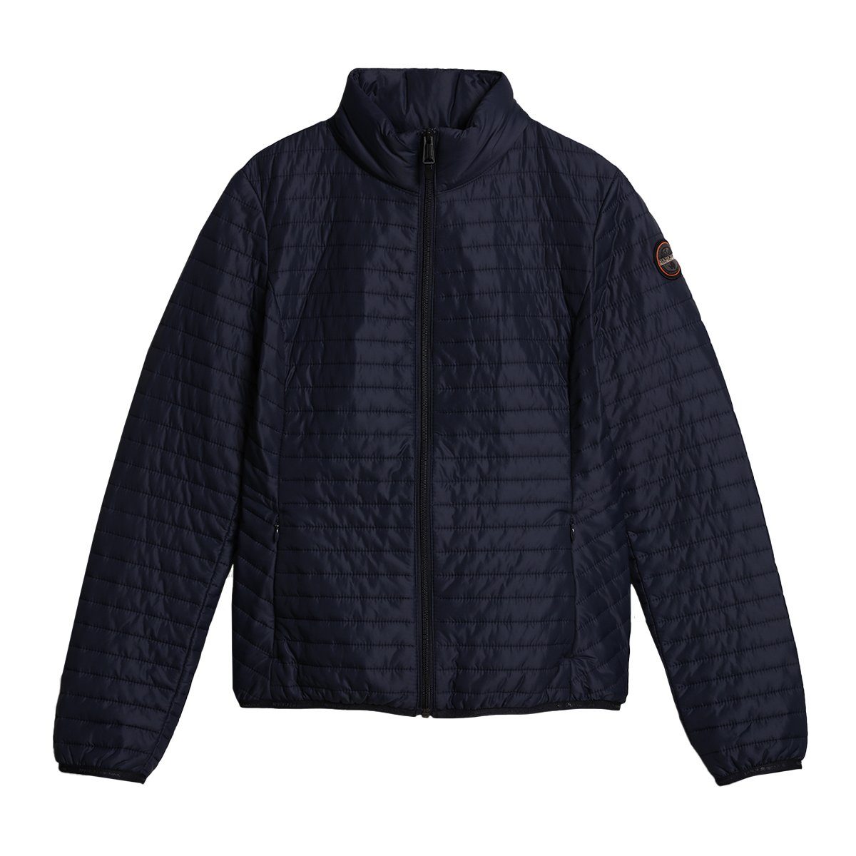 Napapijri Steppjacke NP0A4GY1 linken Arm Blu mit für Damen Marine(1761) am Marken-Patch