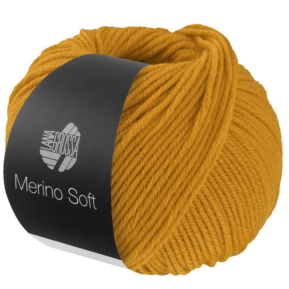 LANA GROSSA MERINO SOFT Wolle Häkelwolle, 125 m (Weiches Mischgarn aus Merinowolle und Mikrofaser), 50 g