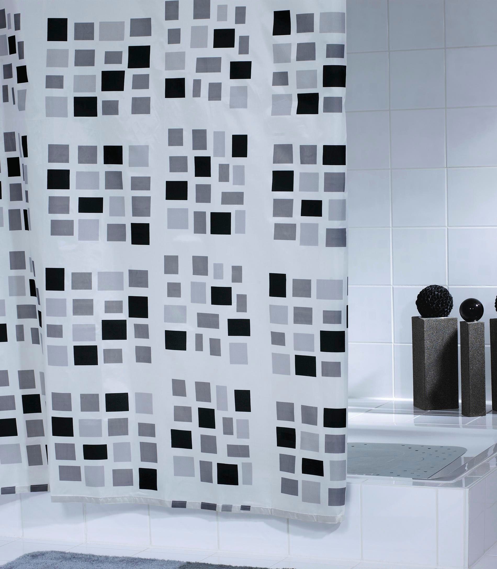 Ridder Duschvorhang Stones Breite 180 cm günstig online kaufen