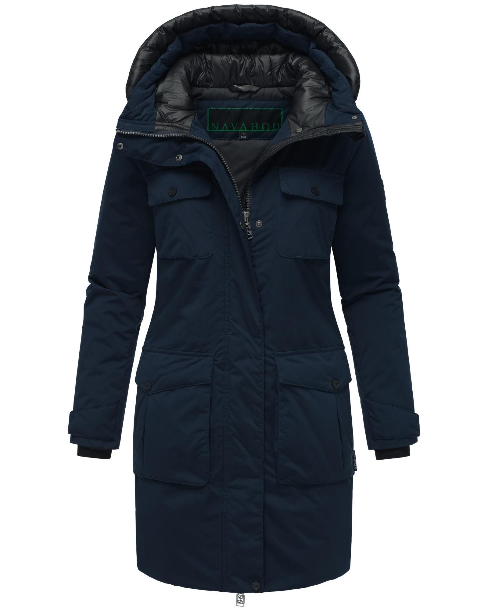 Navahoo Winterjacke Eissturm 14 Wasserabweisende Jacke mit Kapuze