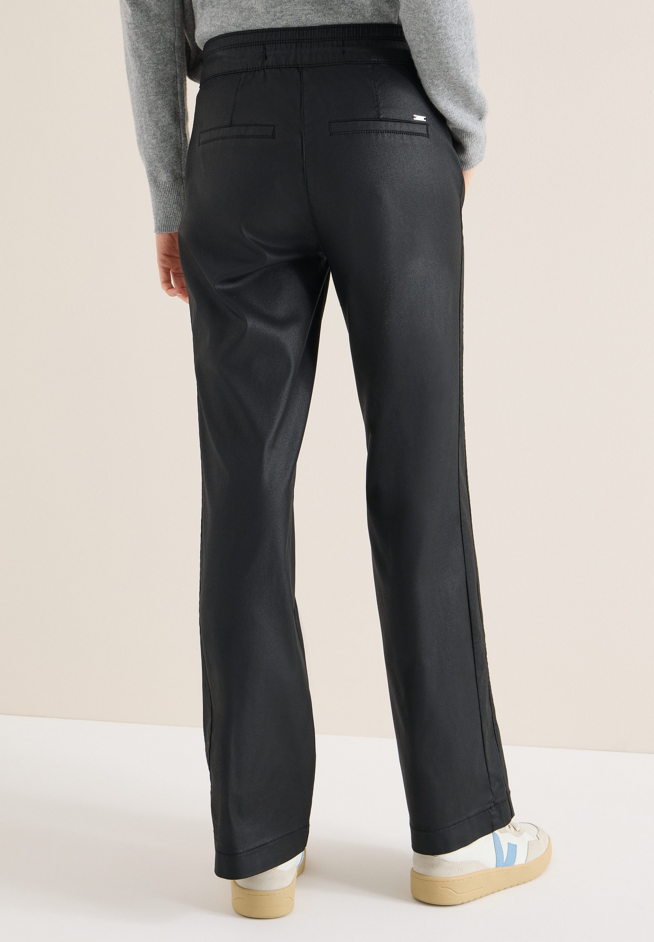 CECIL Schlupfhose Style NEELE im Leder-Look