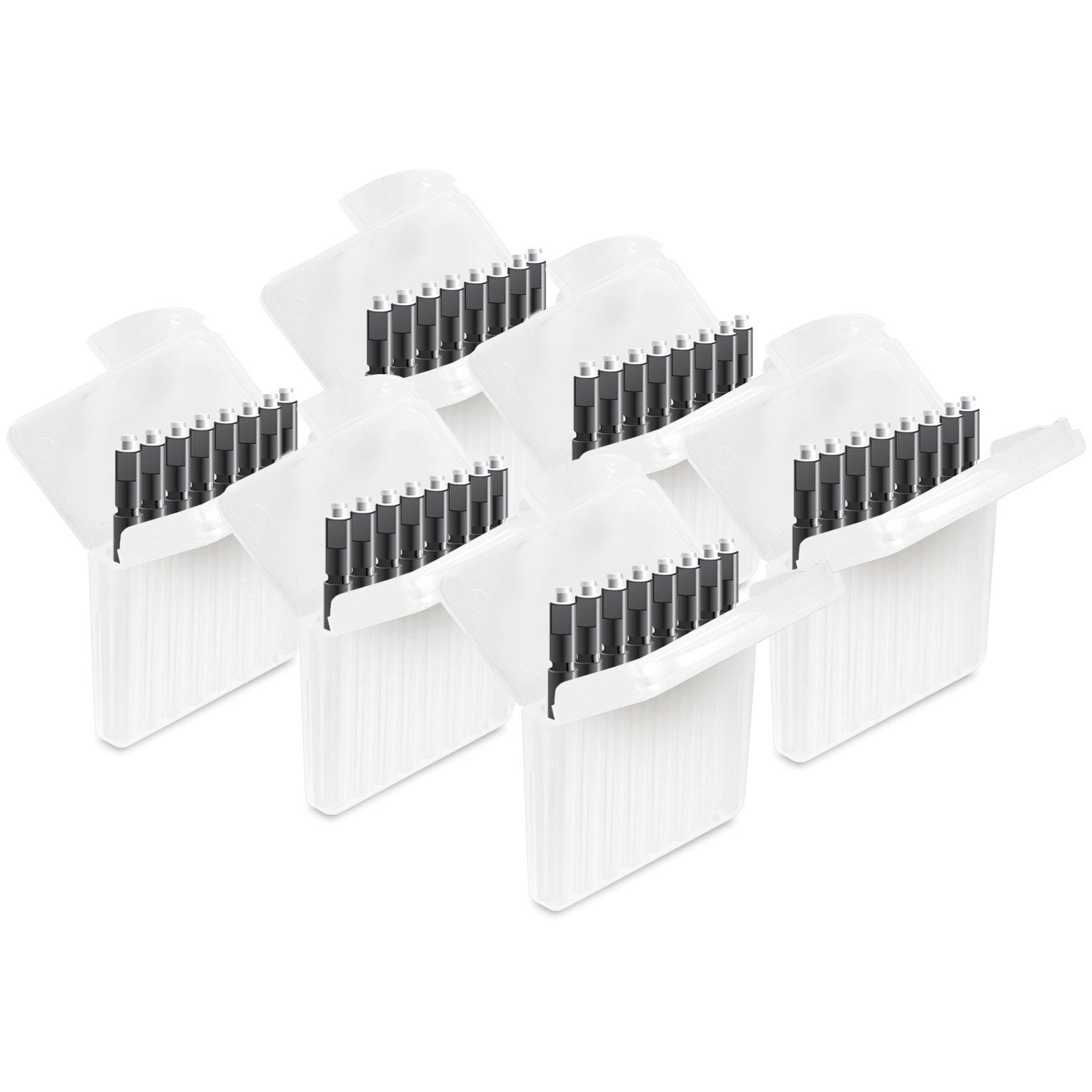 JB White Cerumenfilter Mini-R Cerumenfilter für Signia Silk Hörgeräte, Cerumen-Filter kompatibel mit Signia Silk Im-Ohr-Hörgeräten, Signia-Ex