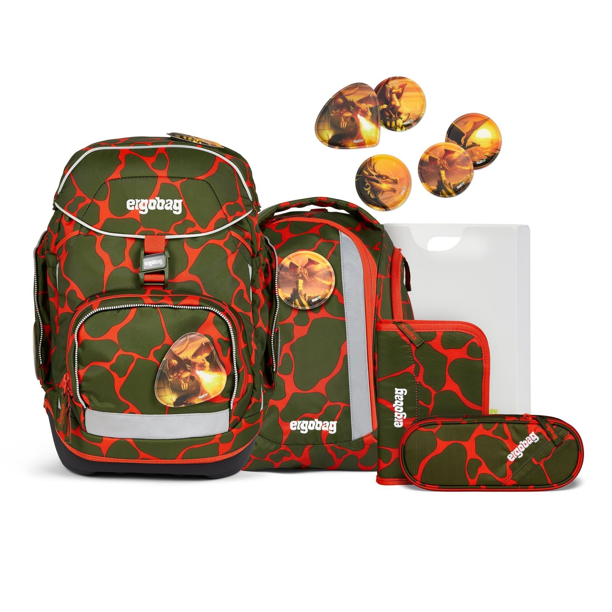 ergobag Schulranzen Pack (6-tlg), PET