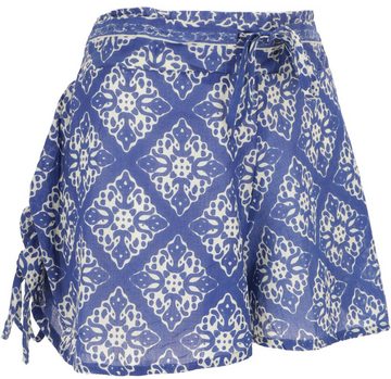 Guru-Shop Hose & Shorts Leichte Pantys, Baumwoll-Print Shorts - indigo alternative Bekleidung