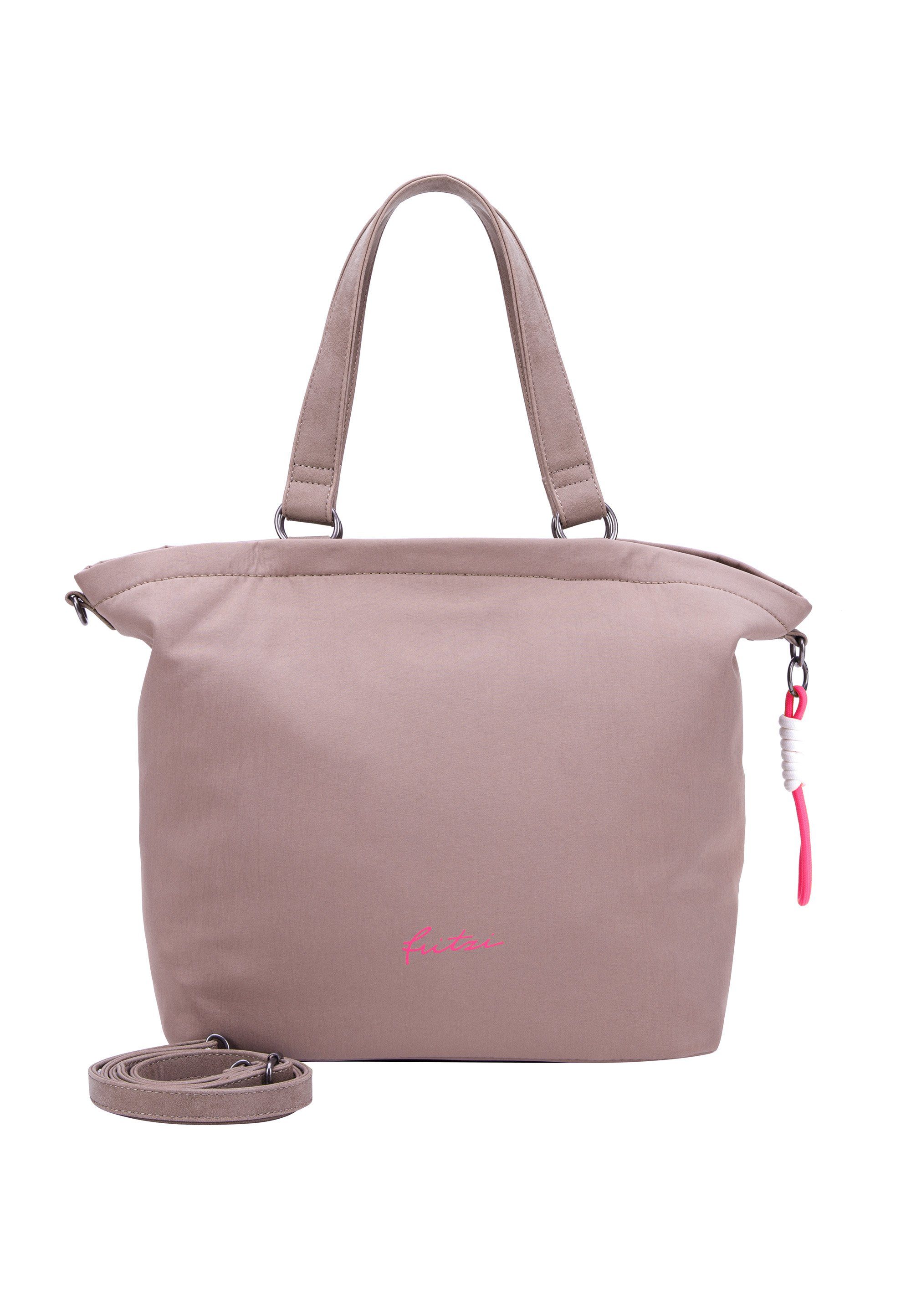 Fritzi aus Preußen Henkeltasche Jimbo, mit abnehmbarem Schlüsselanhänger beige | Shopper