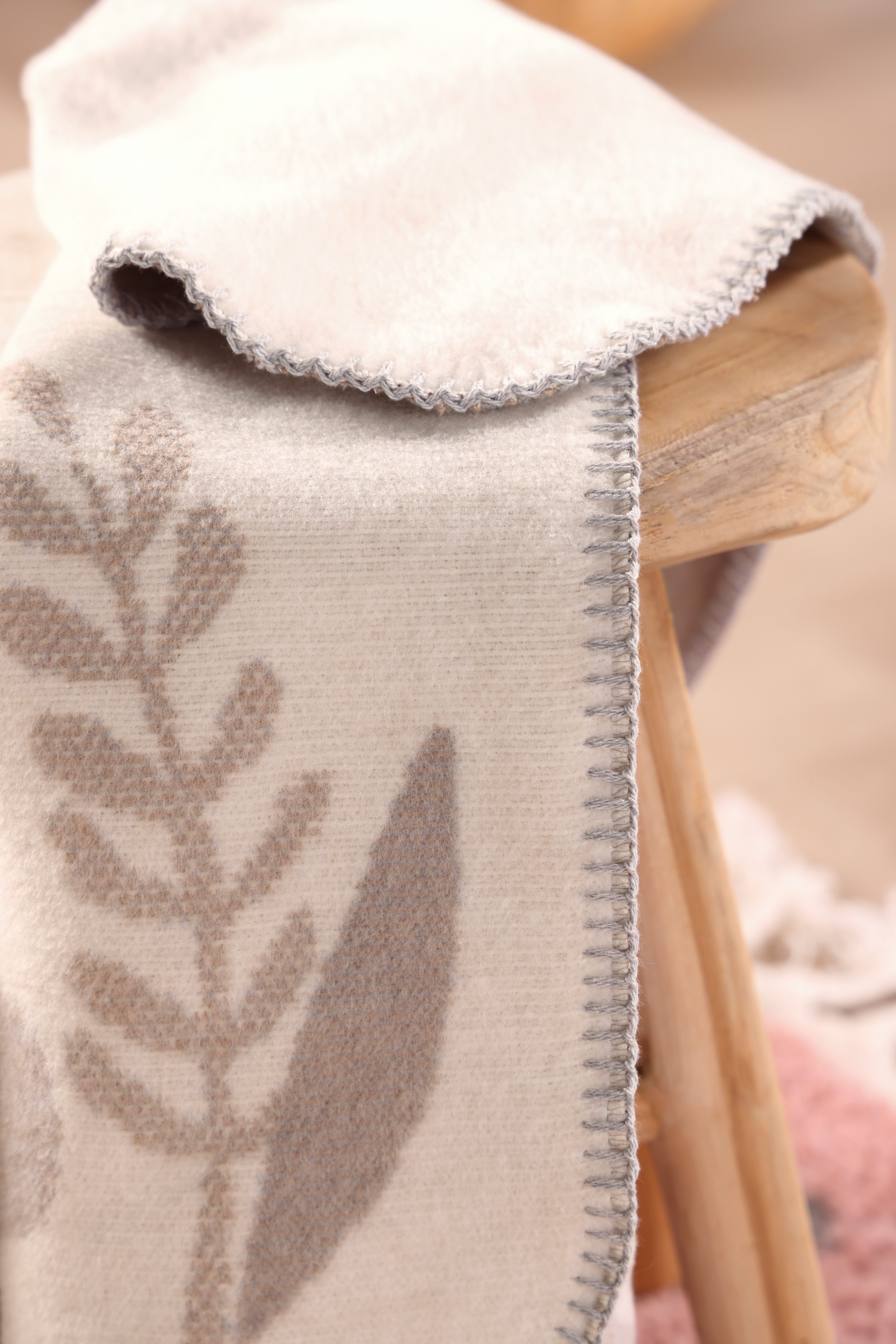 Babydecke Babydecke Foxy, Biederlack, 75 x 100, mit Zierstich