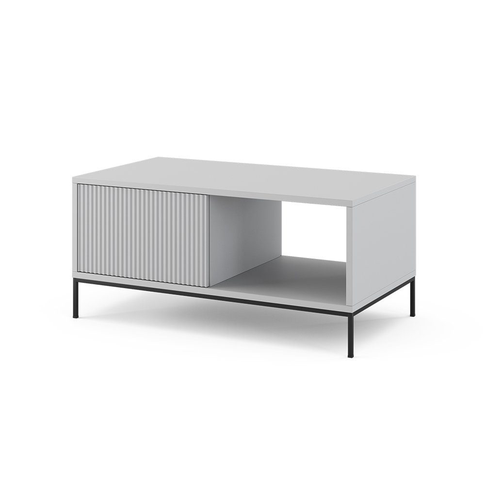 Vicco Couchtisch Eliza, Grau, 90 x 50 cm günstig online kaufen