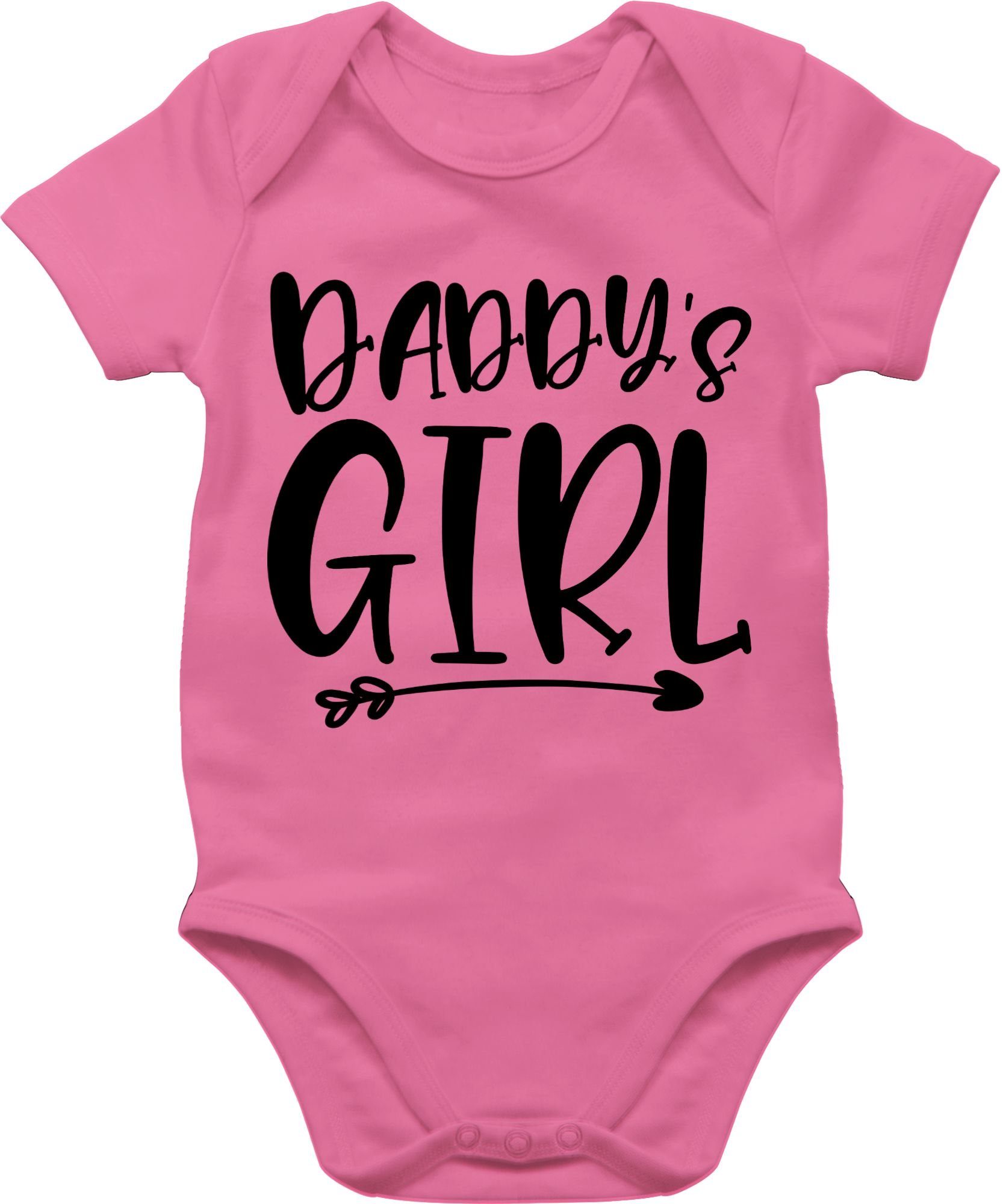 Shirtracer Shirtbody Daddys Girl Geschenk Vatertag Baby 2 Pink